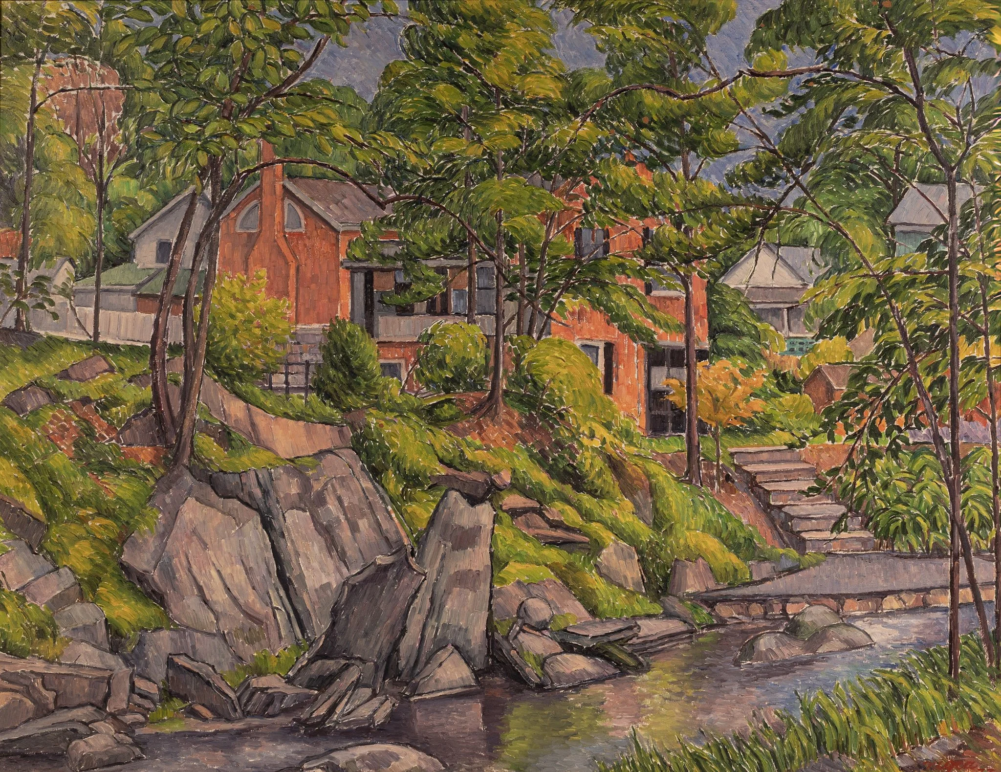 Craigville Creek, 22 × 28 in., oil on board.