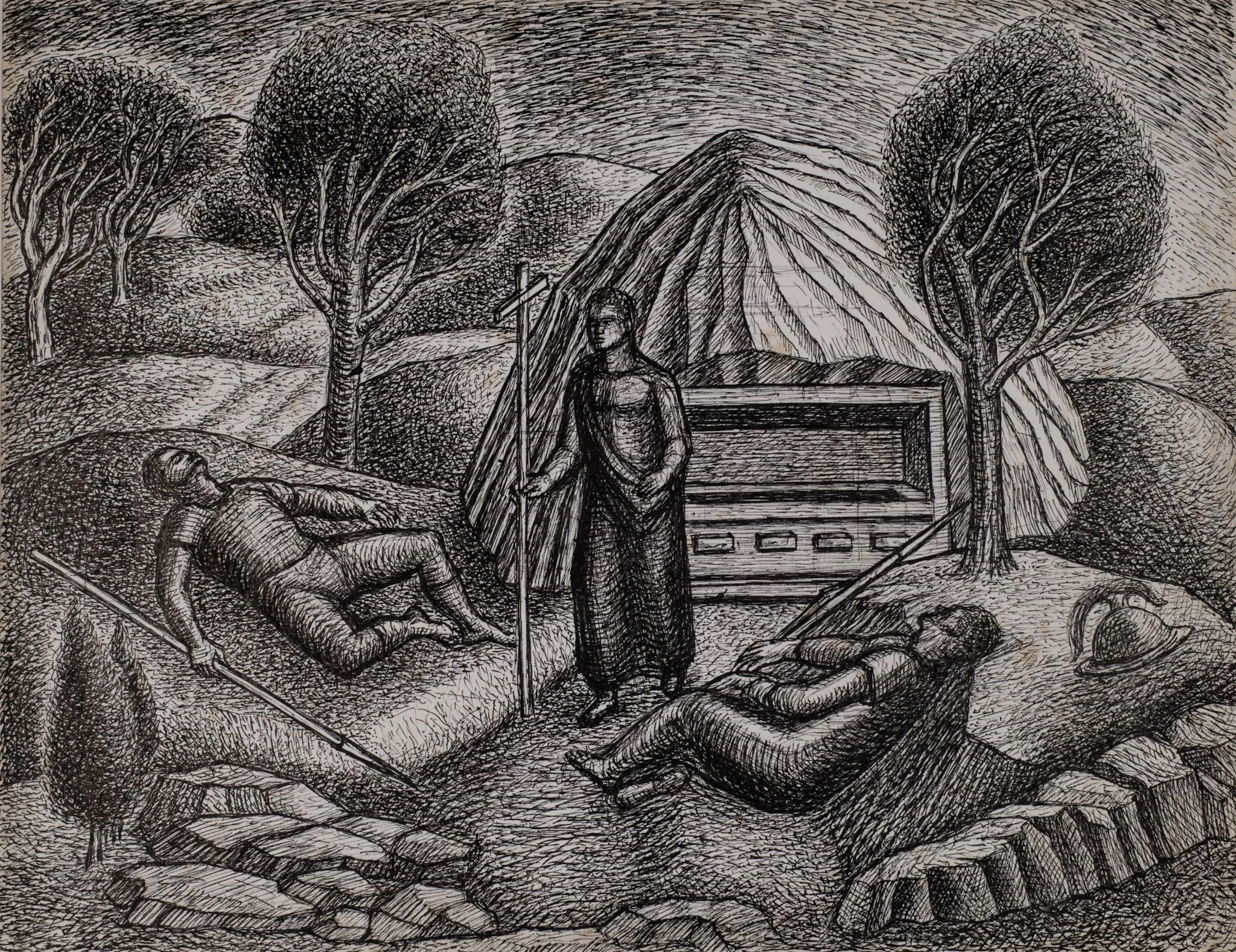 Pen & Ink_294_Biblical Realism_Triumph over Death_s.jpg