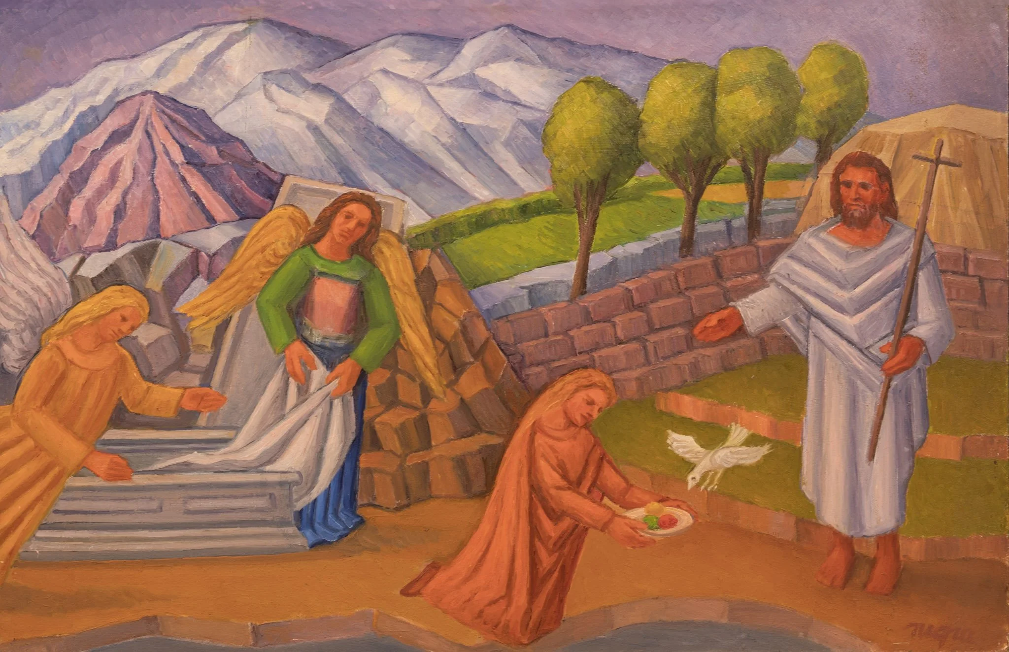 Untitled, 17 × 26 in., oil on board.