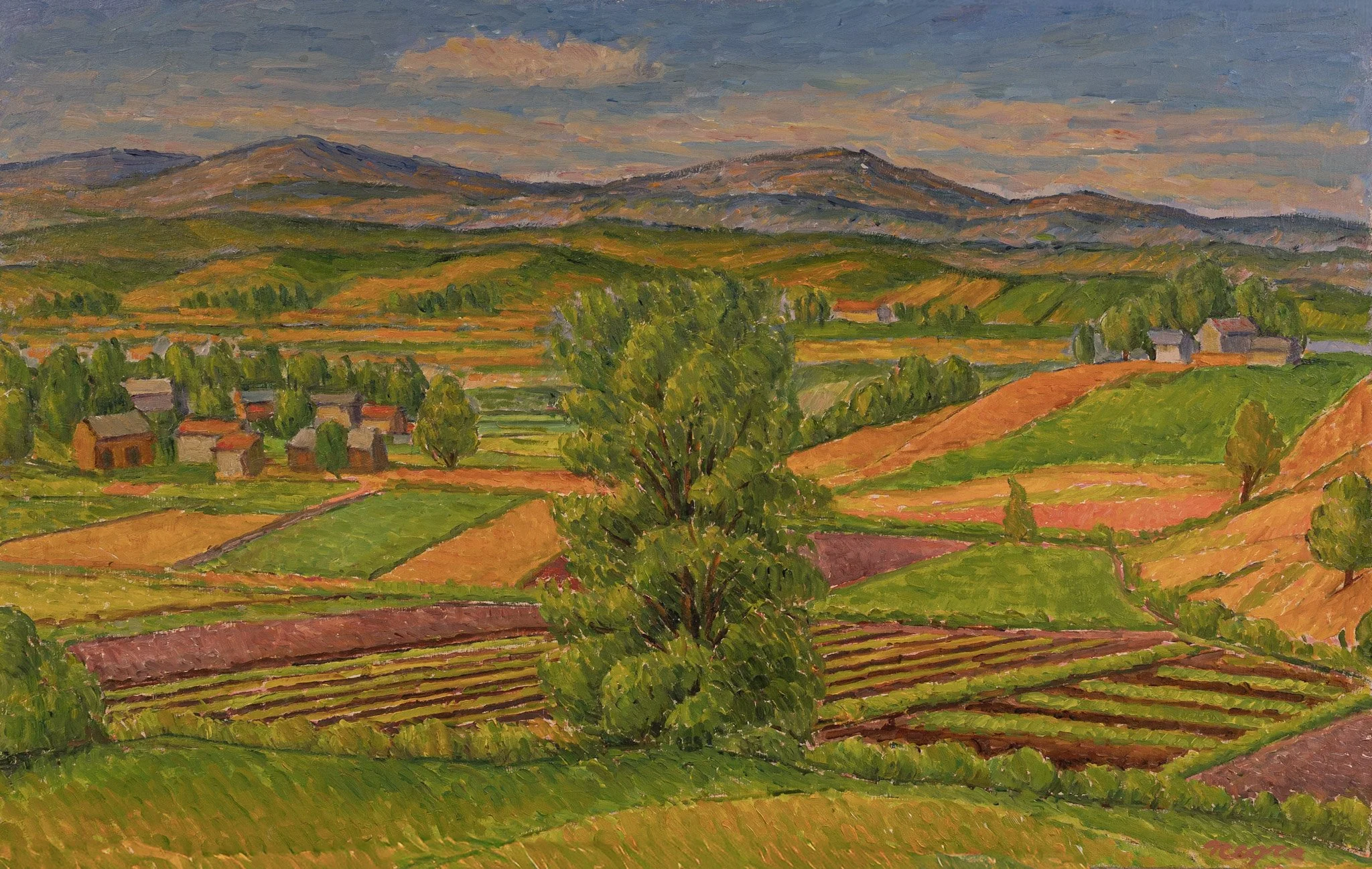 Black Dirt, 17 × 27 in., oil on board.