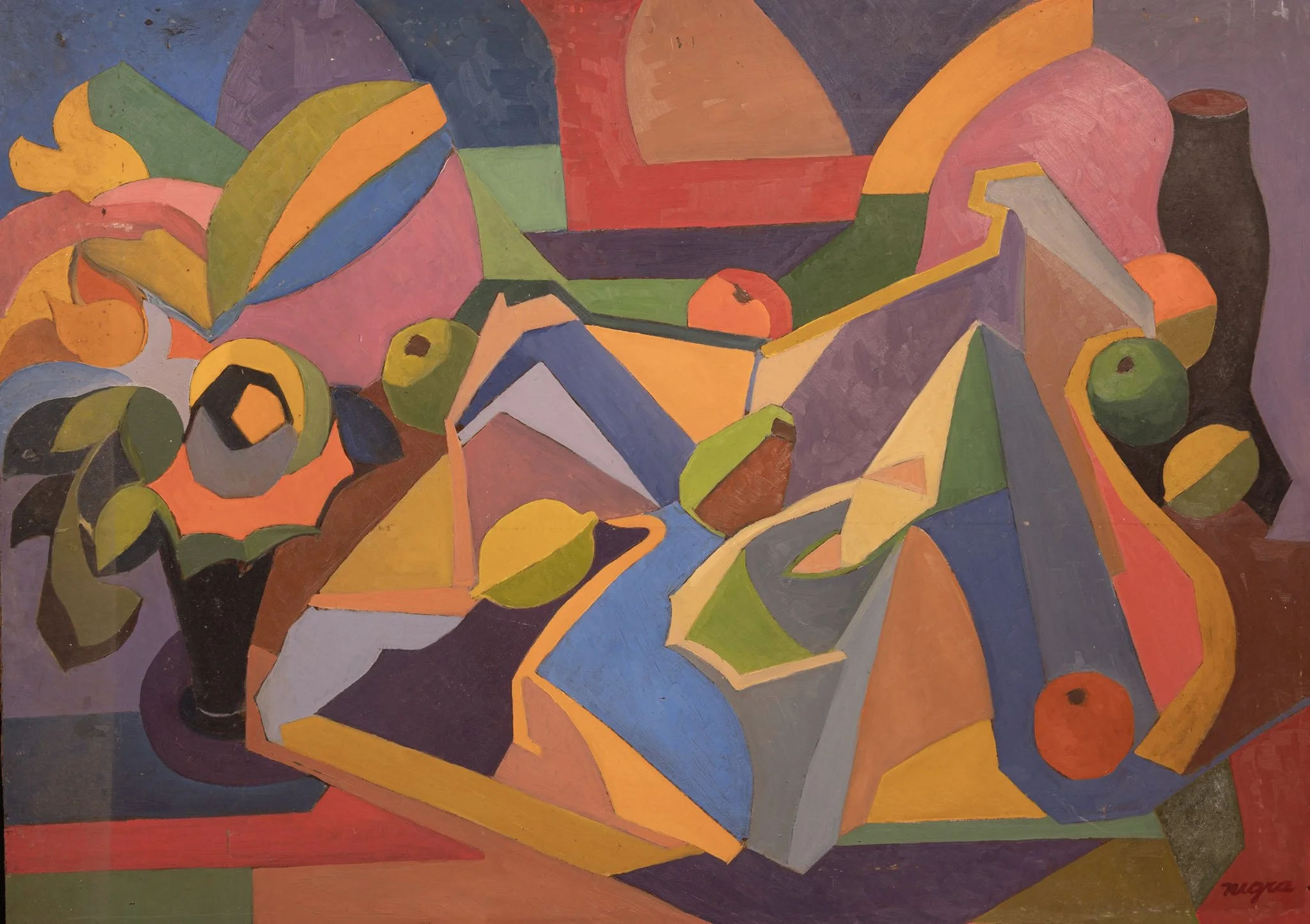 Untitled, 25 × 34 in., oil on board.