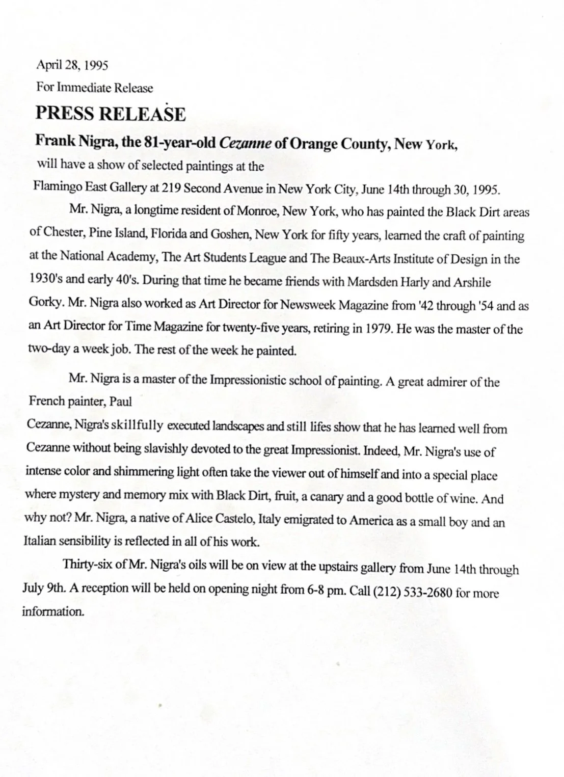 8 1995 NYC Flamingo East Gallery Press Release.jpg