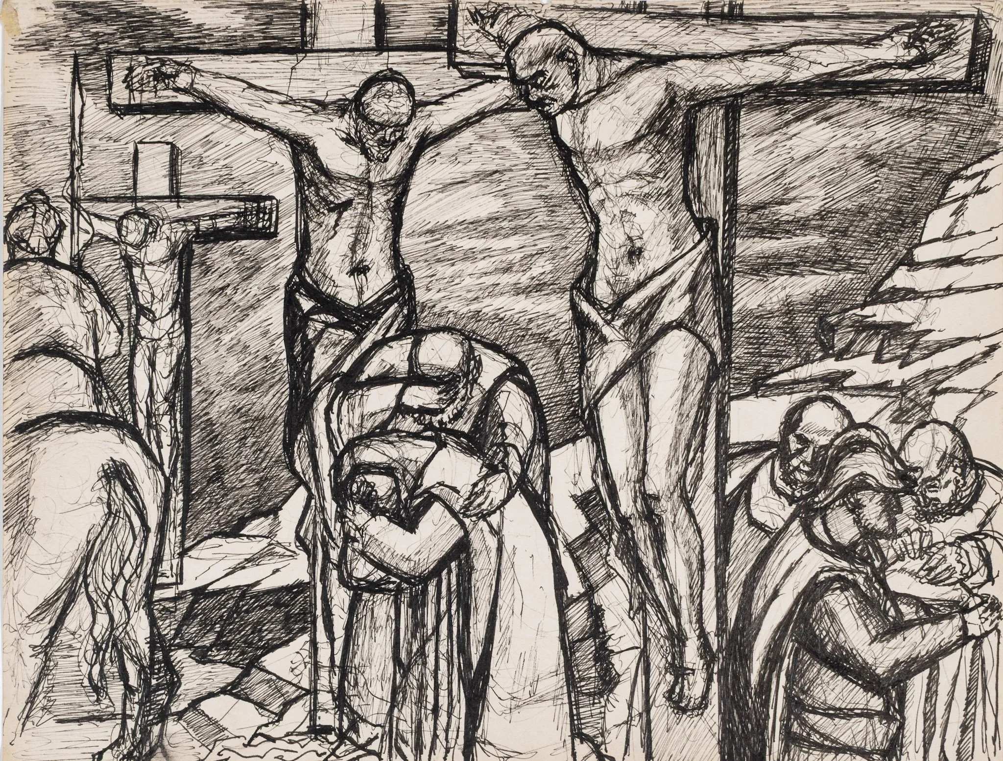 Pen & Ink_229_Biblical Realism_Crucifixion_s.jpg