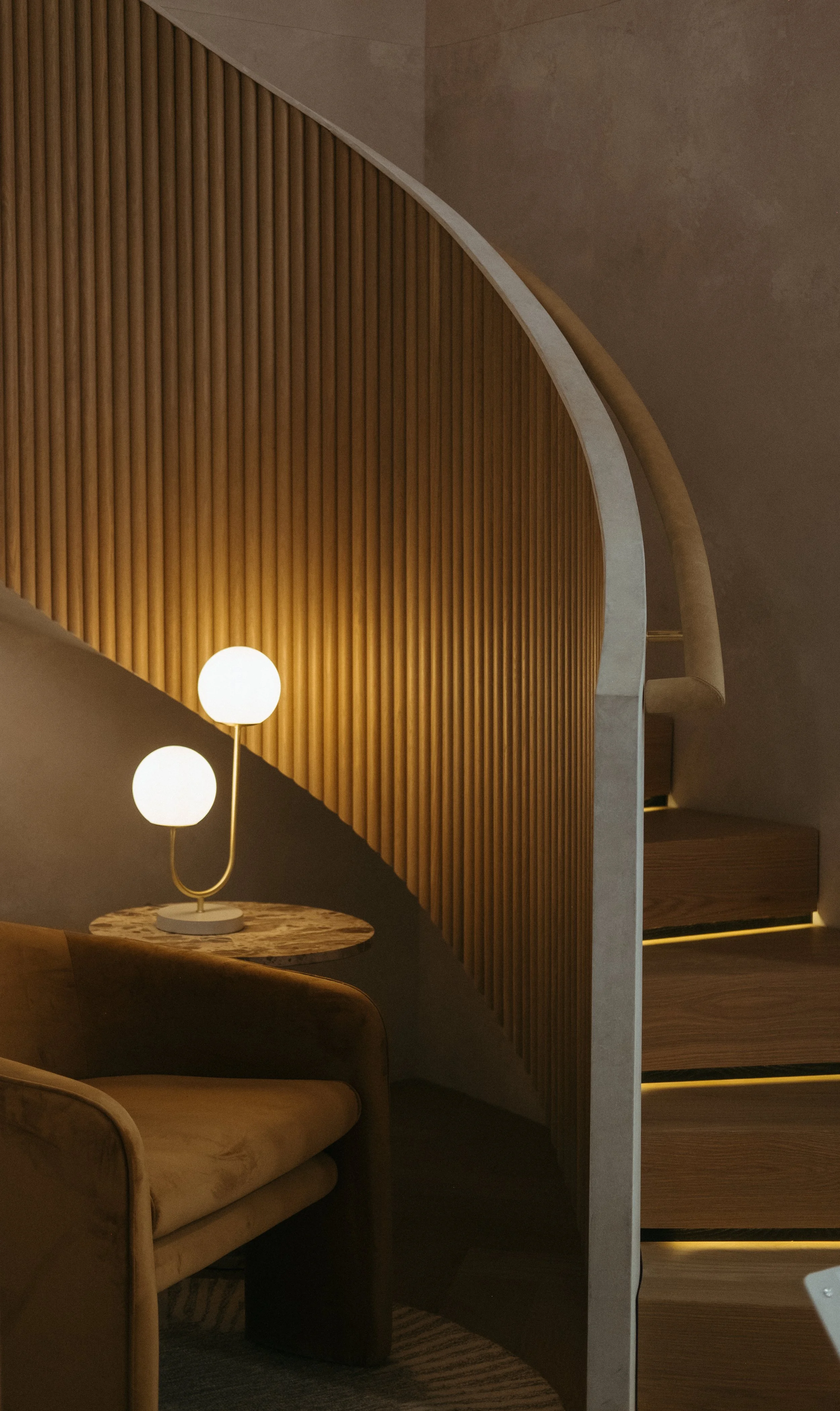 Viewrail curved stair system