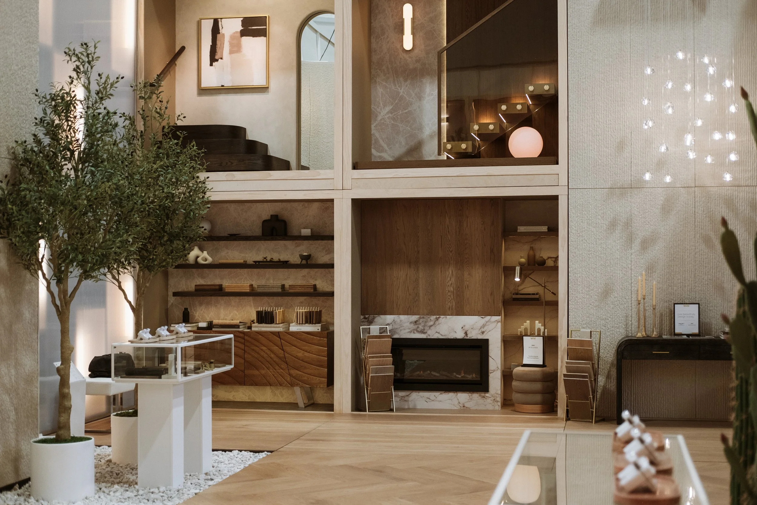 An image of Viewrail's booth at the International Builder's Show 2025