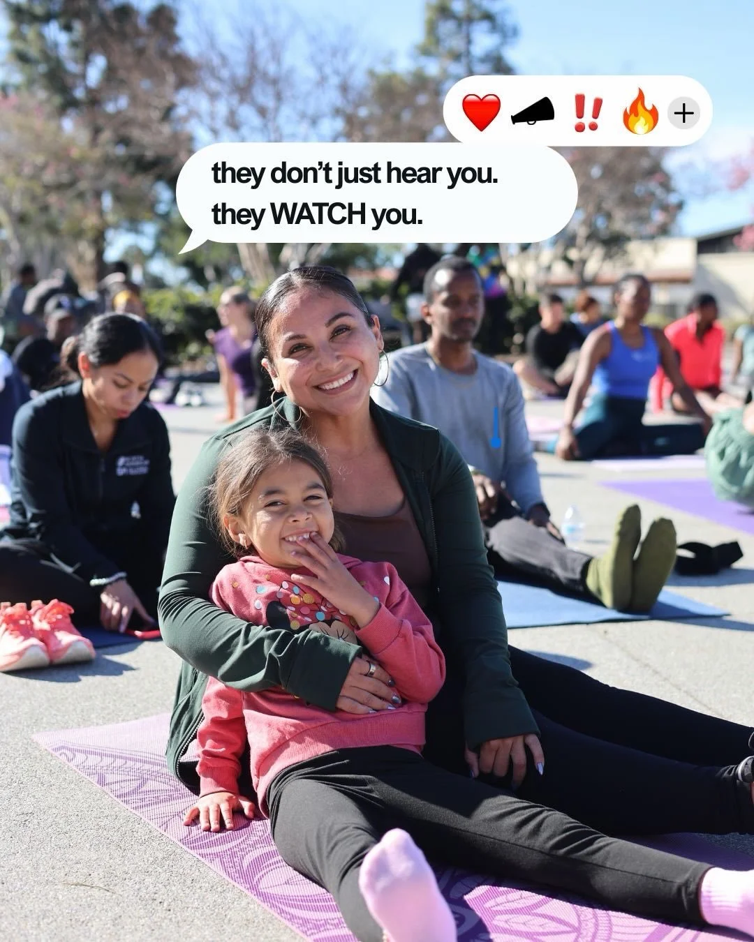 they don&rsquo;t just hear you. they watch you, mi gente.

the reality is we don&rsquo;t have extra time, we have priorities. but refusing to choose between your health and your kids is the first step in breaking the cycle.

we&rsquo;ll get a workout