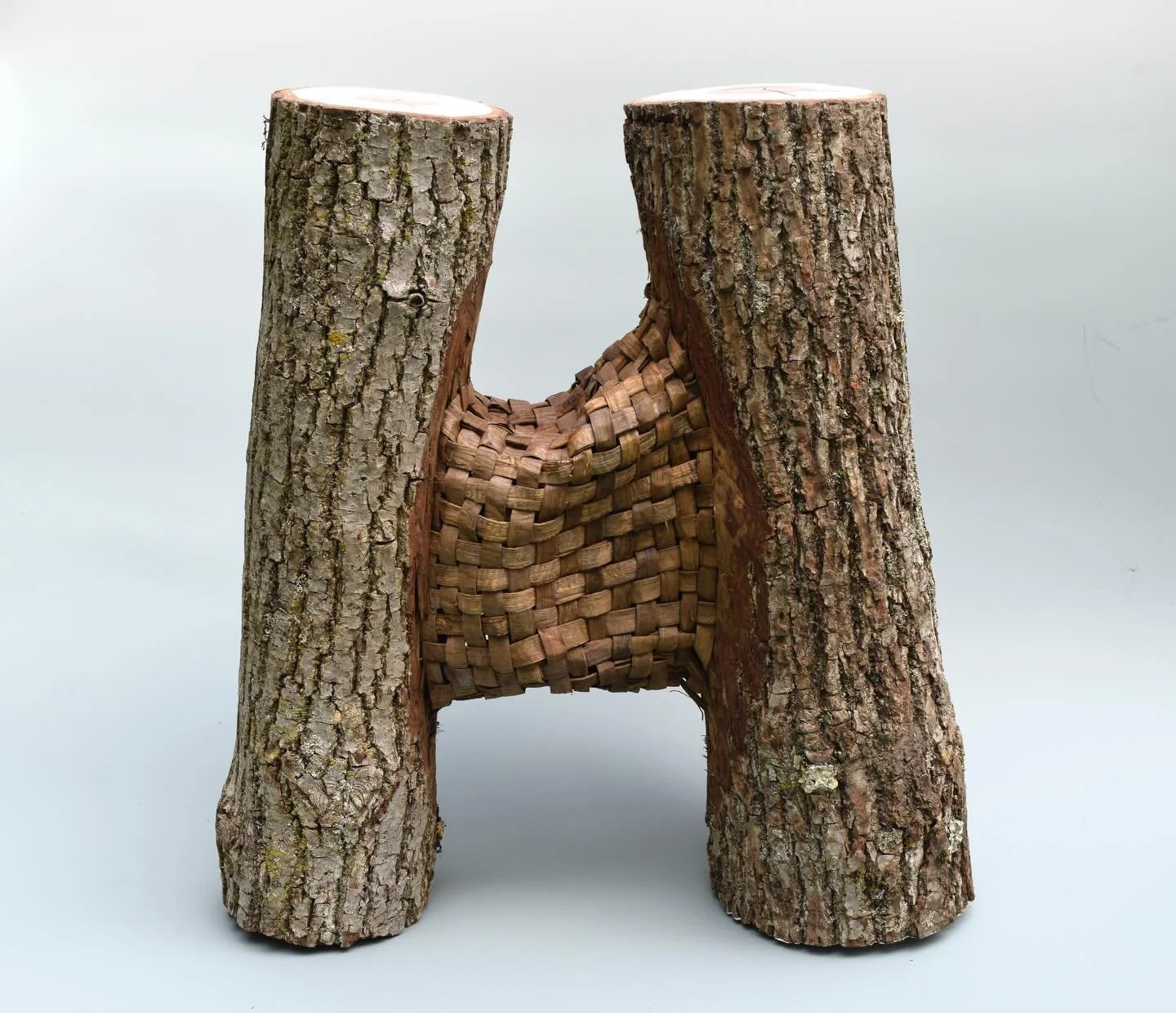 &ldquo;Bridge&rdquo; is woven from black walnut logs and inner bark using traditional basketry materials to create something that makes you look twice. Sometimes an idea for a piece just pops into my head when I&rsquo;m sitting with the materials and