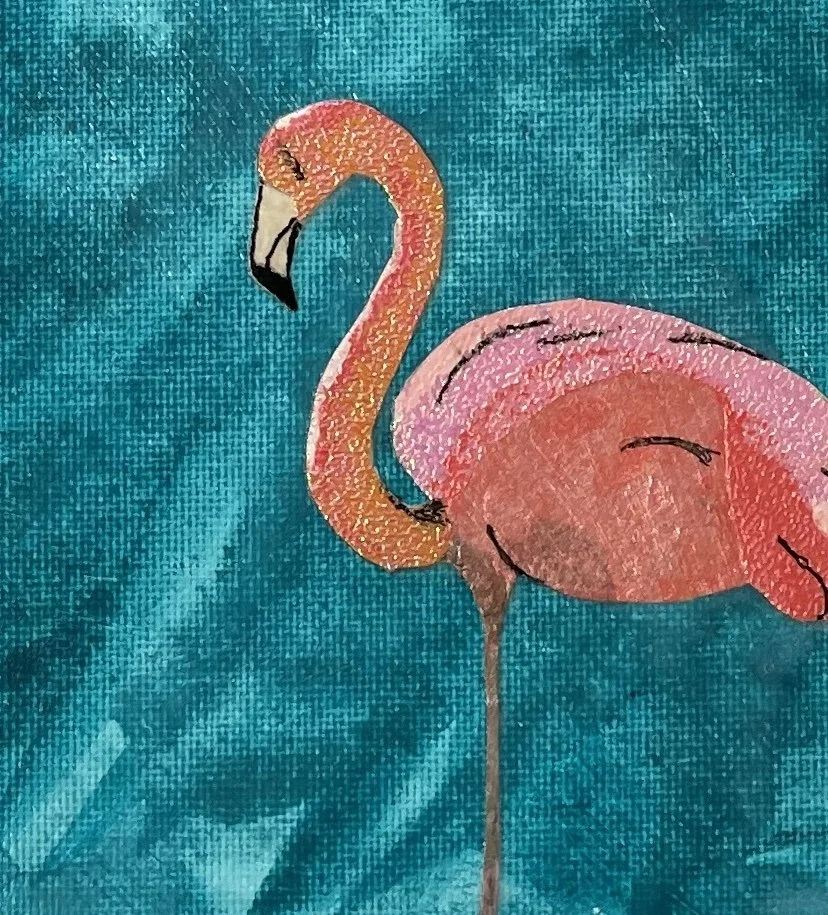 Flamingo Collage