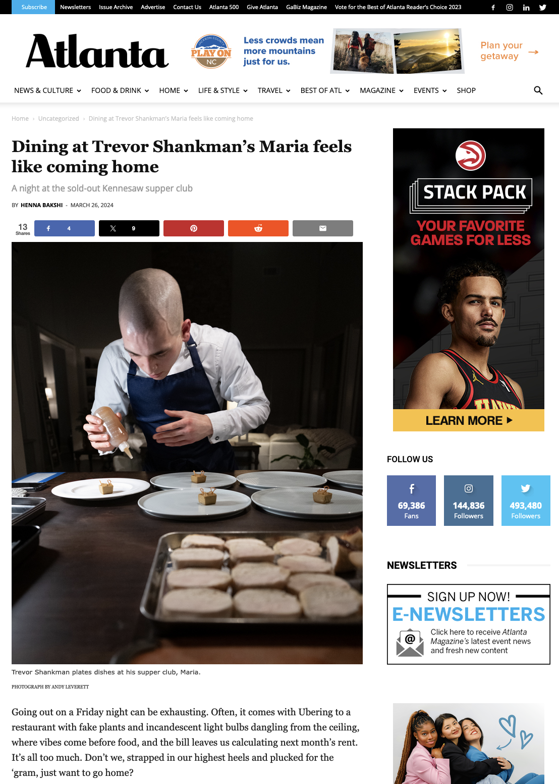 Andy Leverett Photography Atlanta Magazine Dining at Trevor Shankman.webp