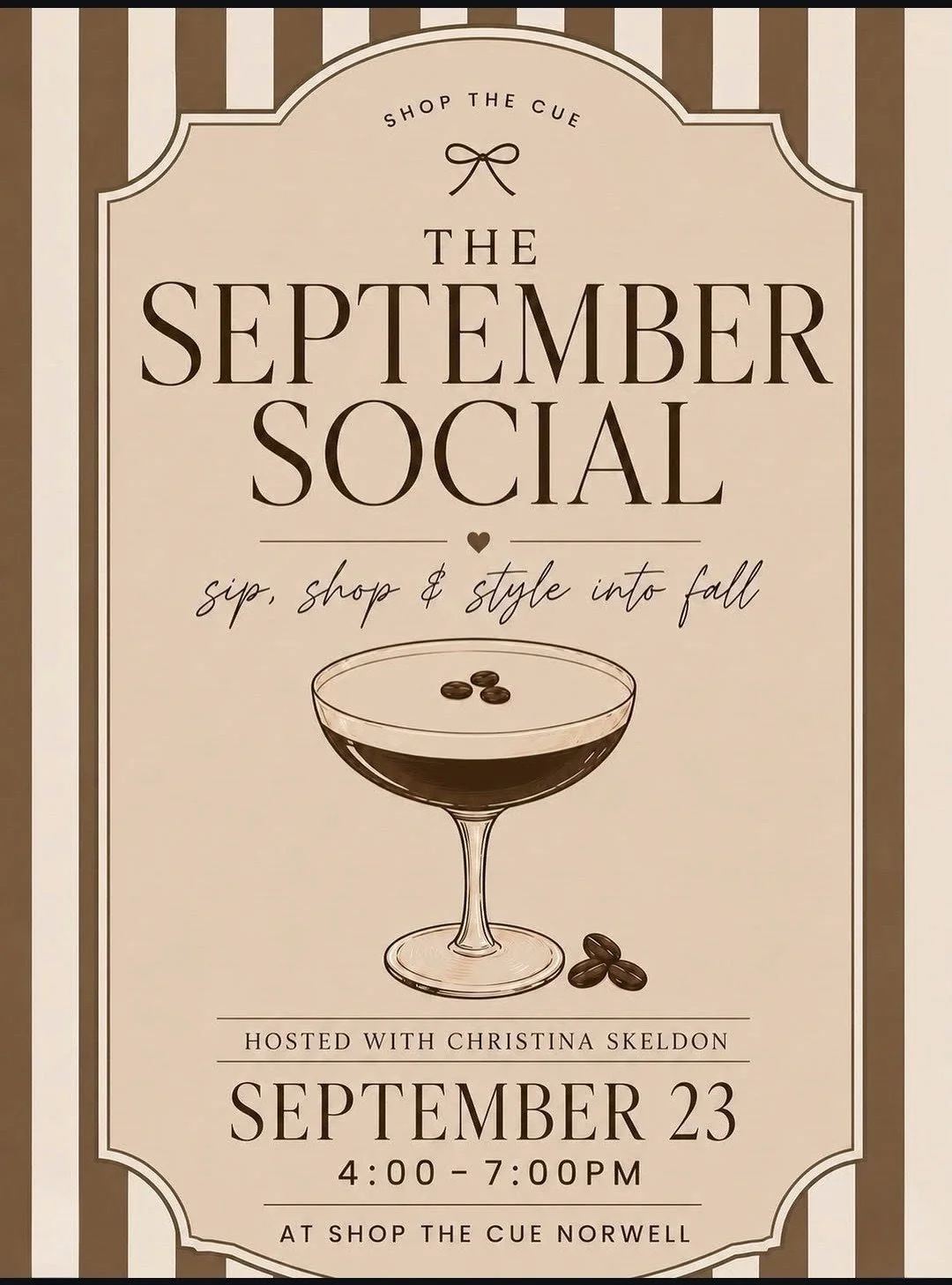 September Social at ShopTheCue