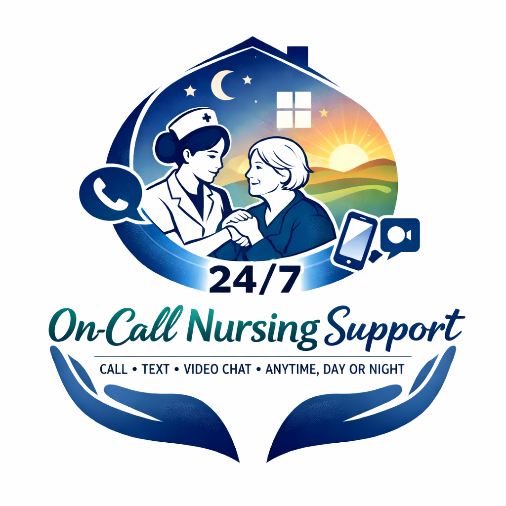 On-Call Nursing Support - 24/7 Access via Text, Call, Email or Video Call