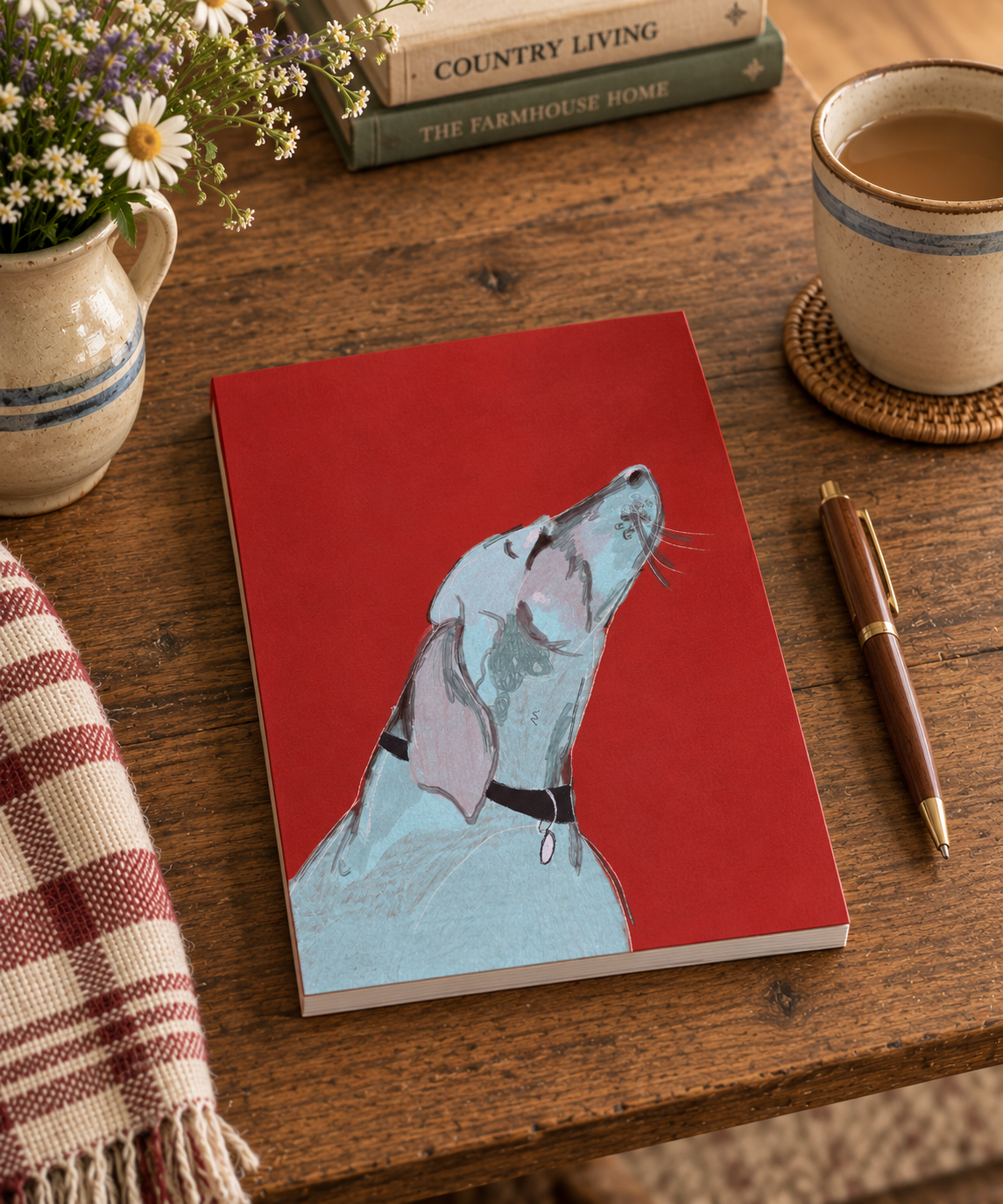 Rustic Dog Portrait Notebook Still Life.png