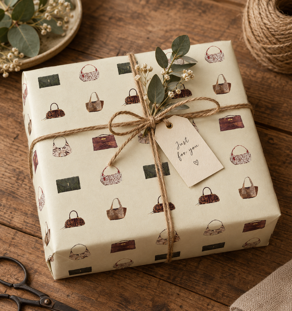 Handbag Patterned Gift with Eucalyptus.png