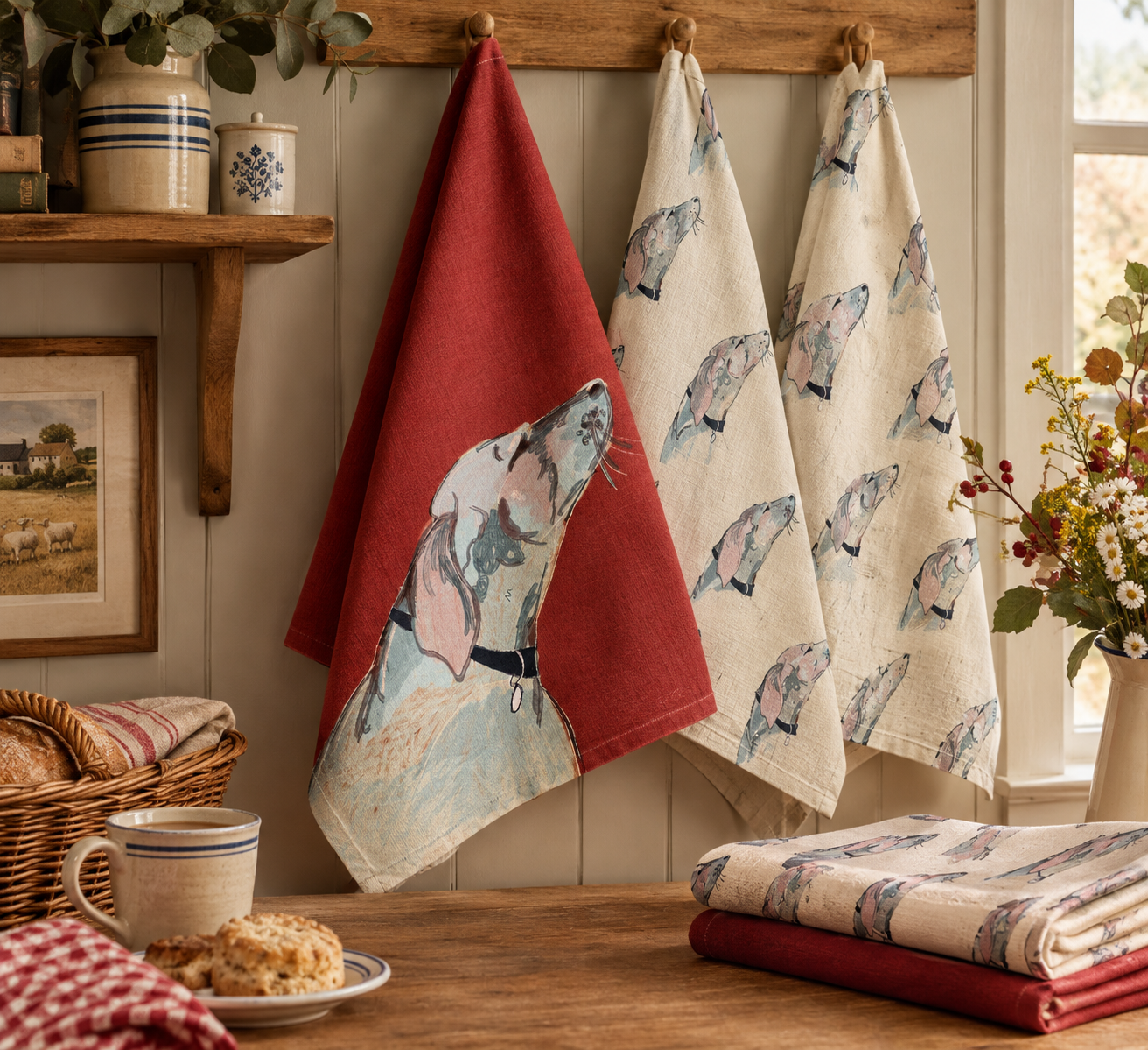 Rustic Dog Tea Towel Kitchen Scene.png