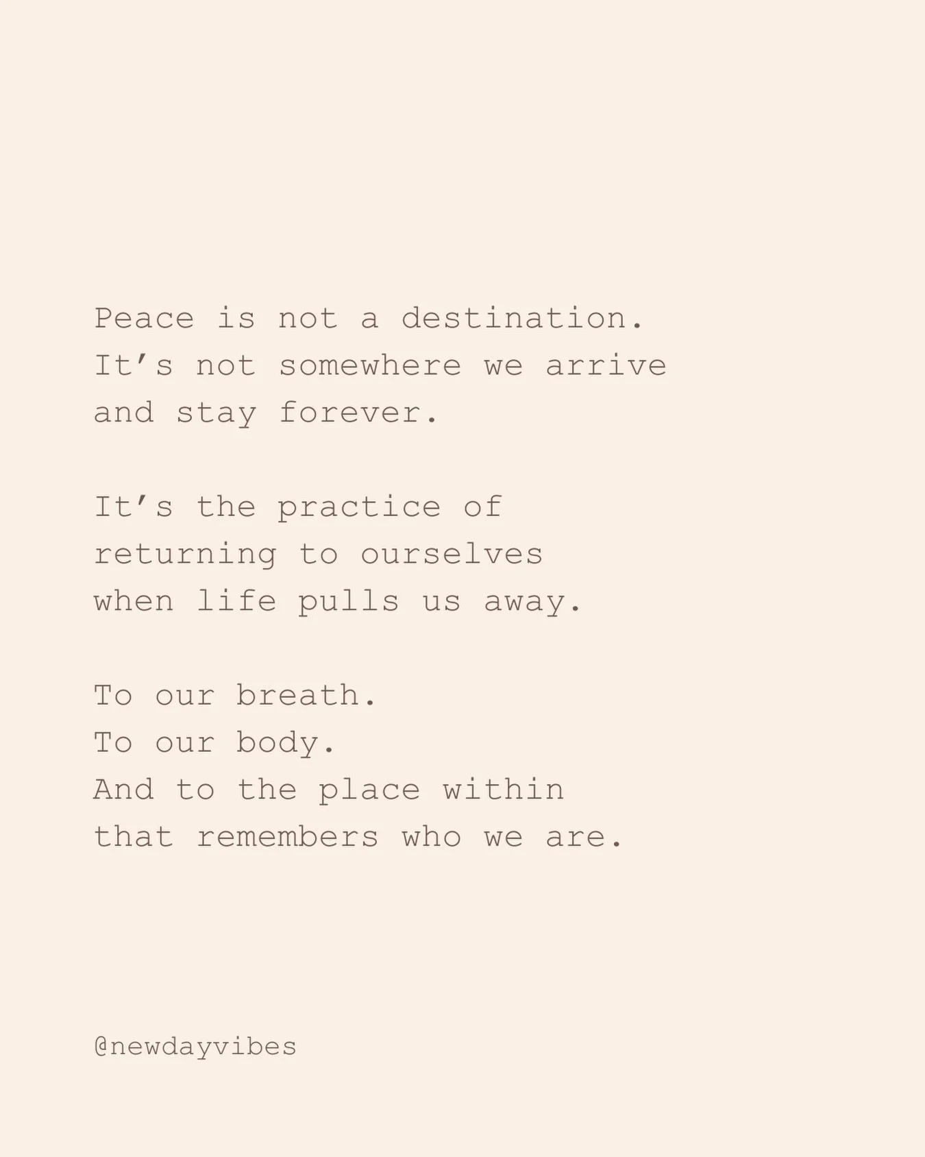 We all have moments when life pulls us away from ourselves.

Peace isn&rsquo;t about avoiding those moments. It&rsquo;s about knowing what can support us when they arrive.

When you feel off balance, ask yourself:

What&rsquo;s in my toolkit to help 