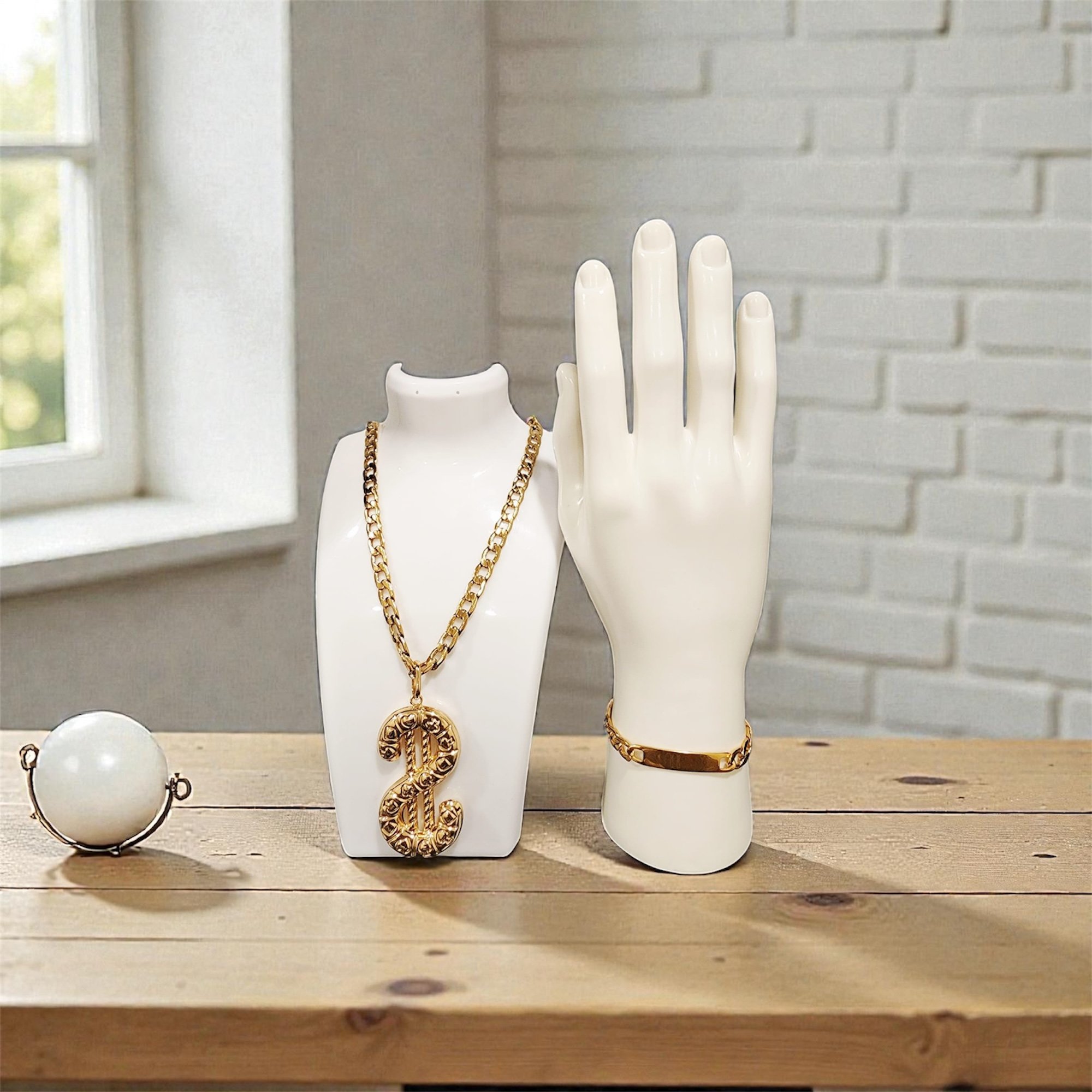 Men dollar wristchain set