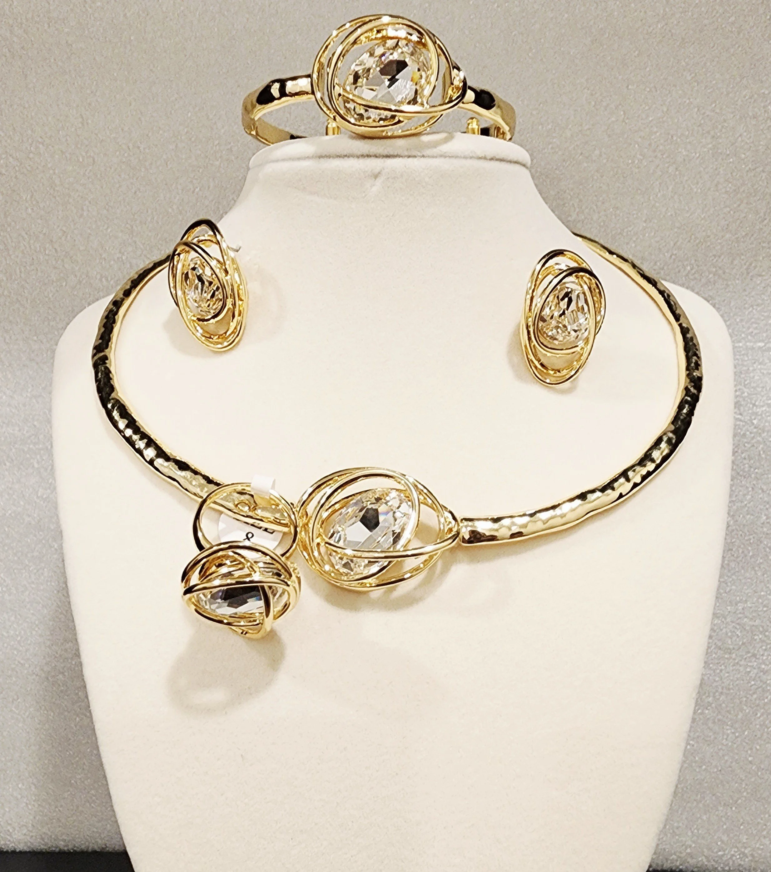 Timeless Elegance Gold-Plated Jewelry Set