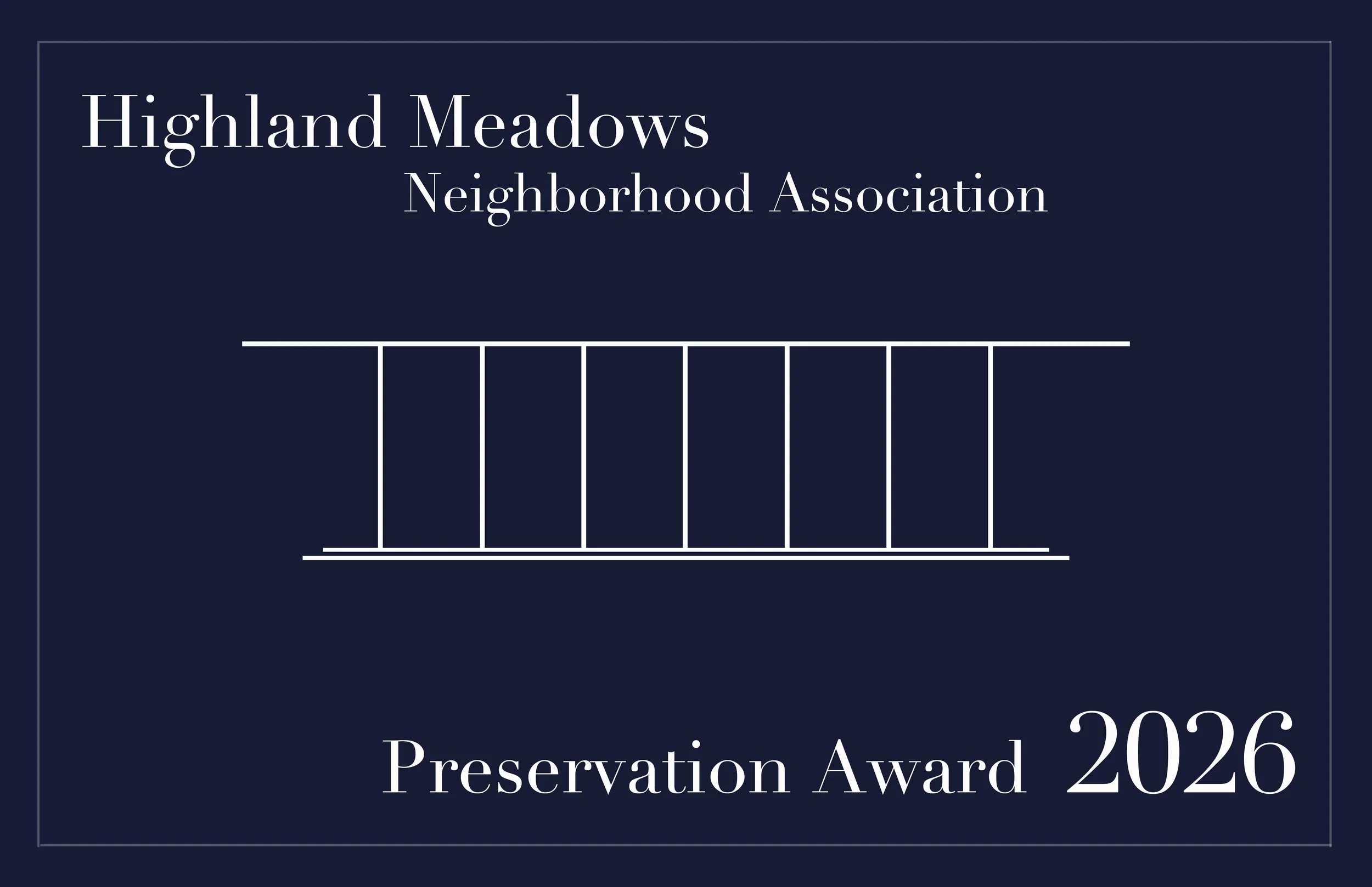 Preservation Award Ticket