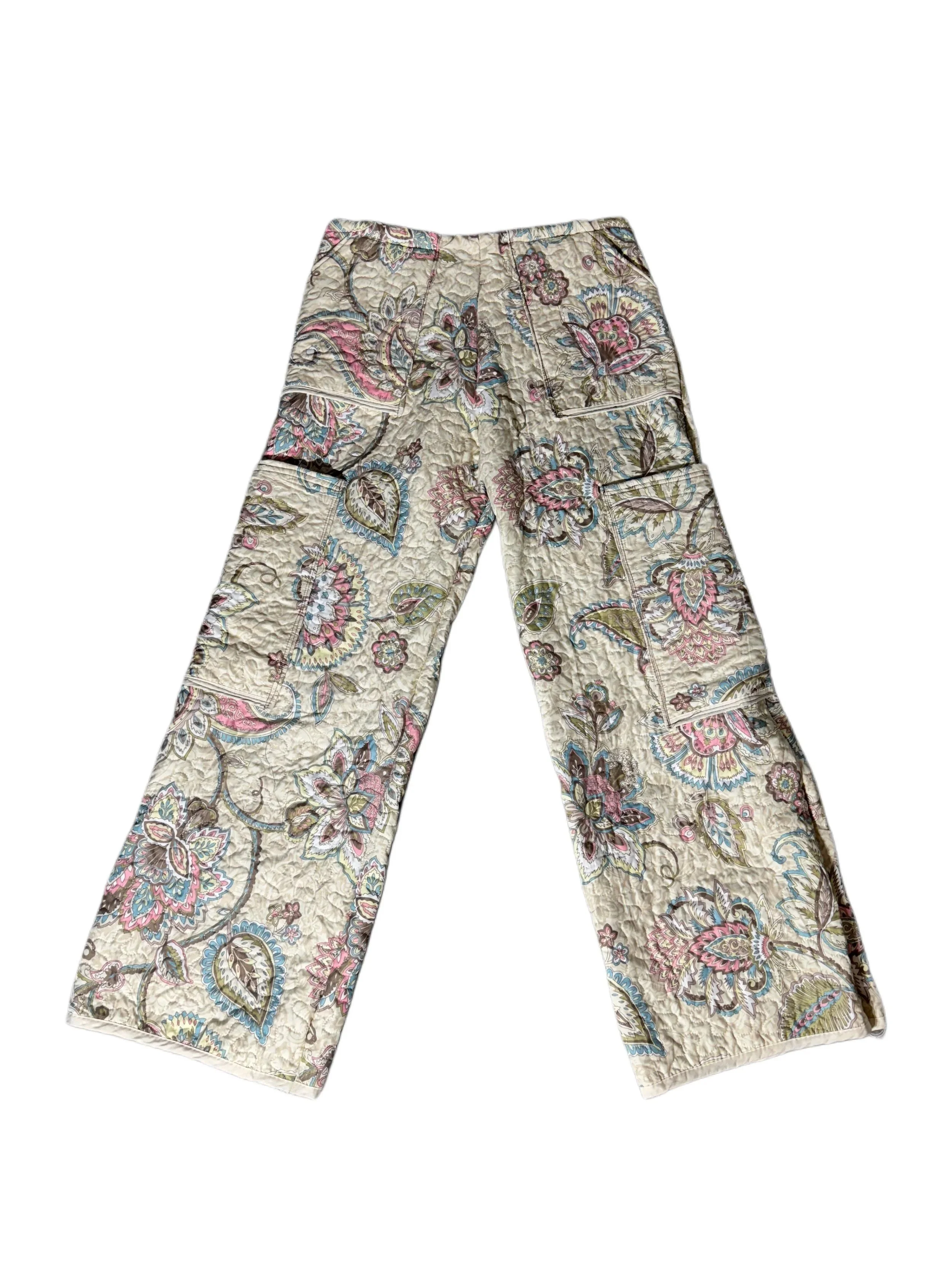 FLORAL QUILT PANTS