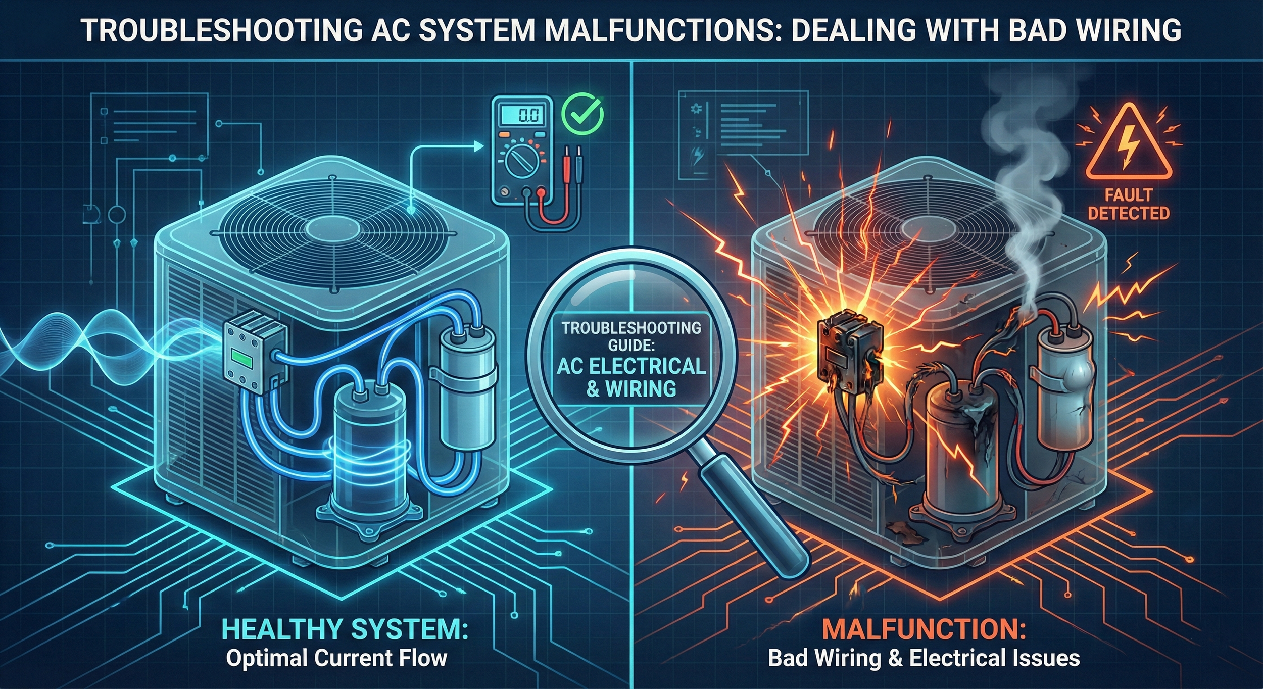 Troubleshooting AC System Malfunctions: Dealing with Bad Wiring and Electrical Issues