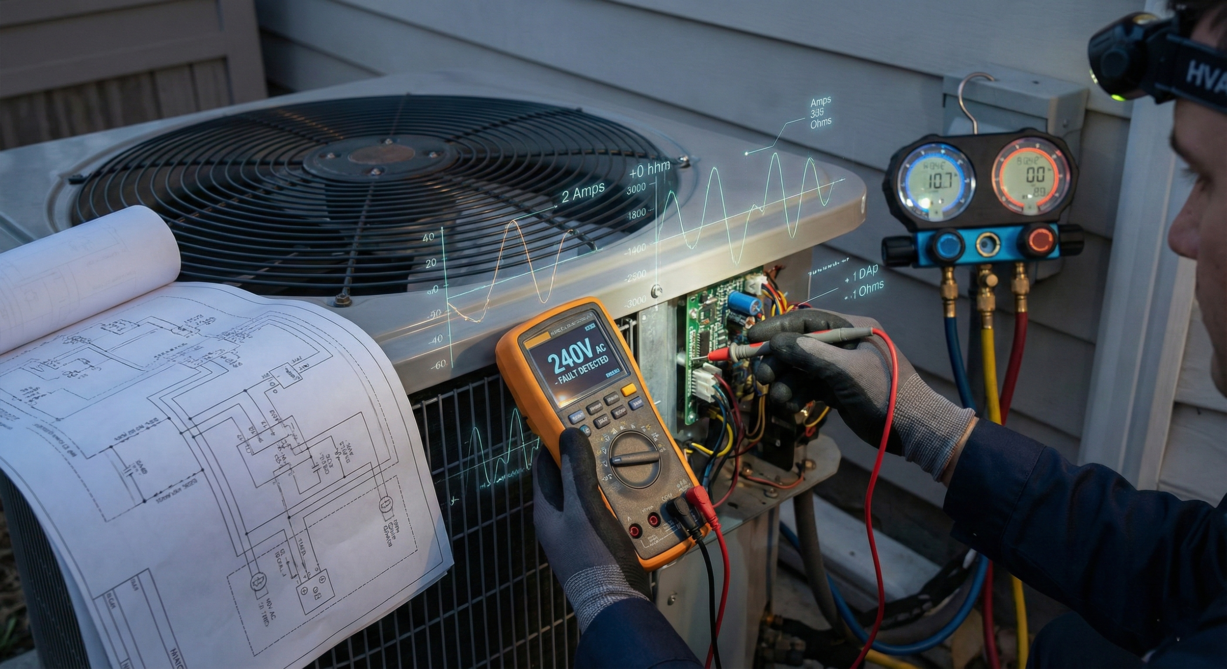 Advanced Condenser Analysis: 5 Electrical Troubleshooting Steps for HVAC Technicians