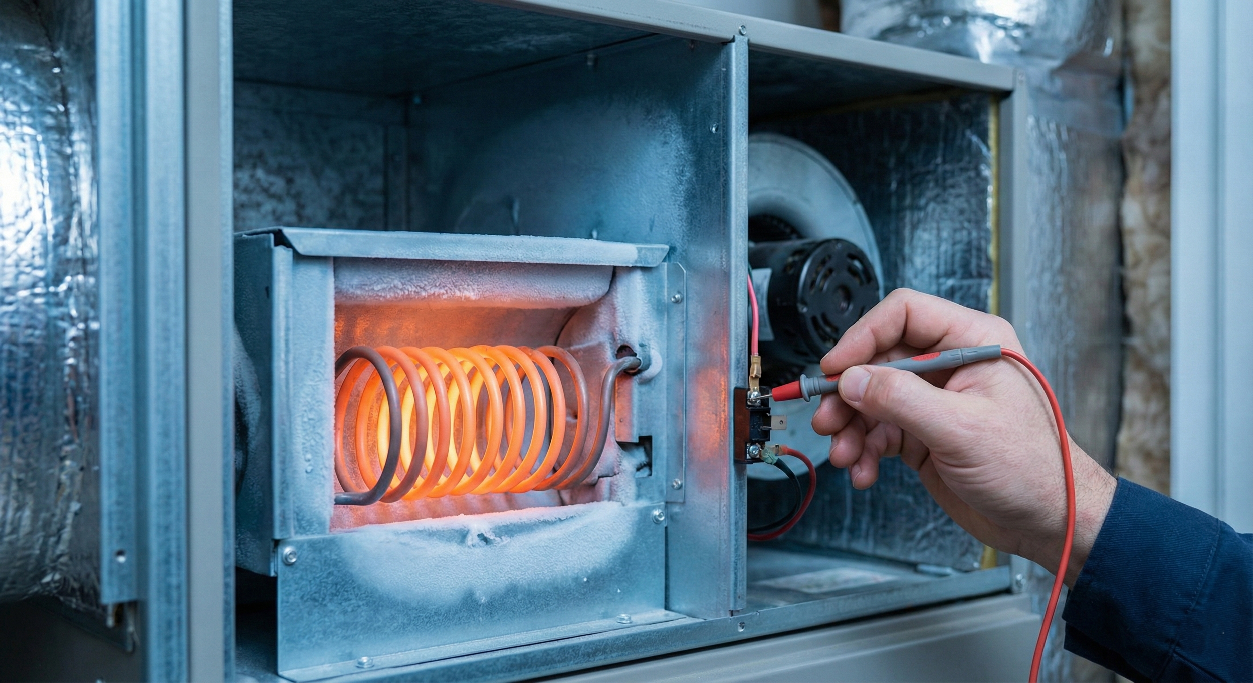 Troubleshooting Electric Furnace Elements &amp; Sequencers: AC Troubleshooting Steps for Winter Heating