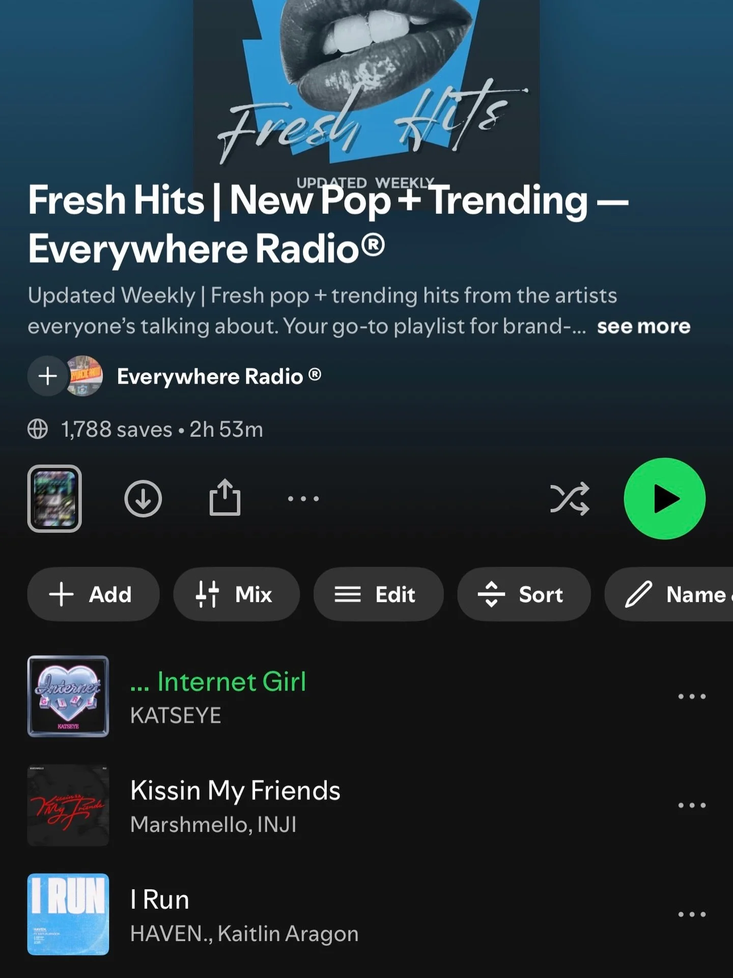 New Year = New Music! Just updated with new music from #NickJonas #KatesEyes #Avaion #edsheeran and more. #pophits