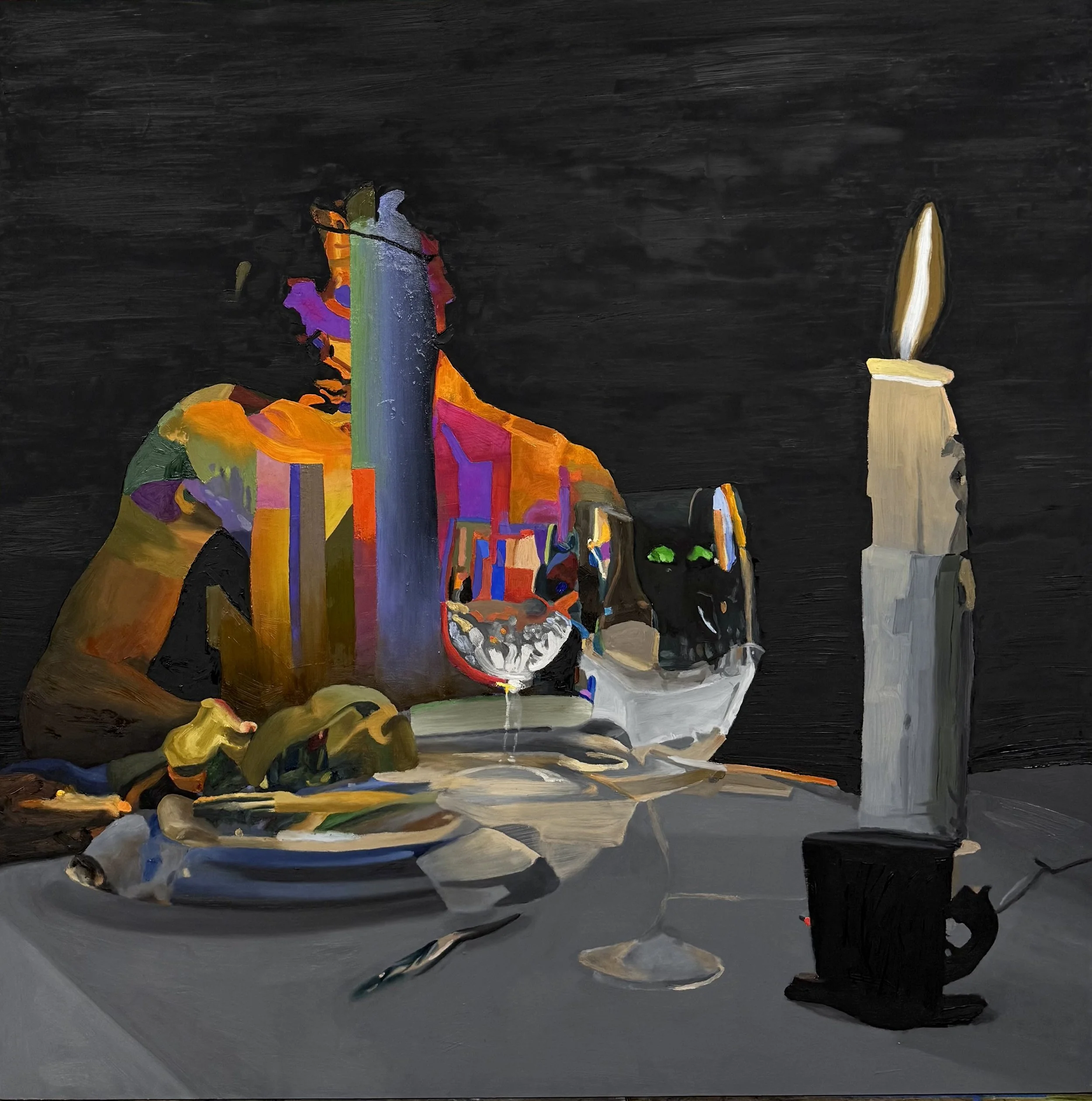 Of - 36" x 36", oil on panel