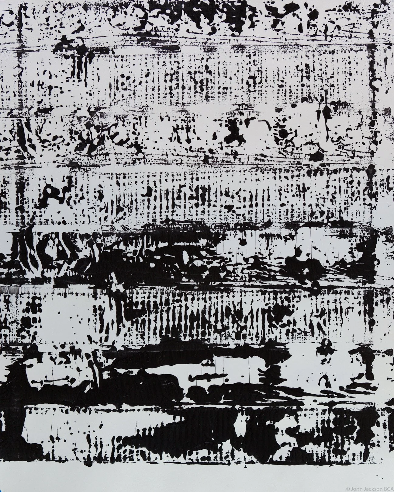 51' x 41', Acrylic on paper