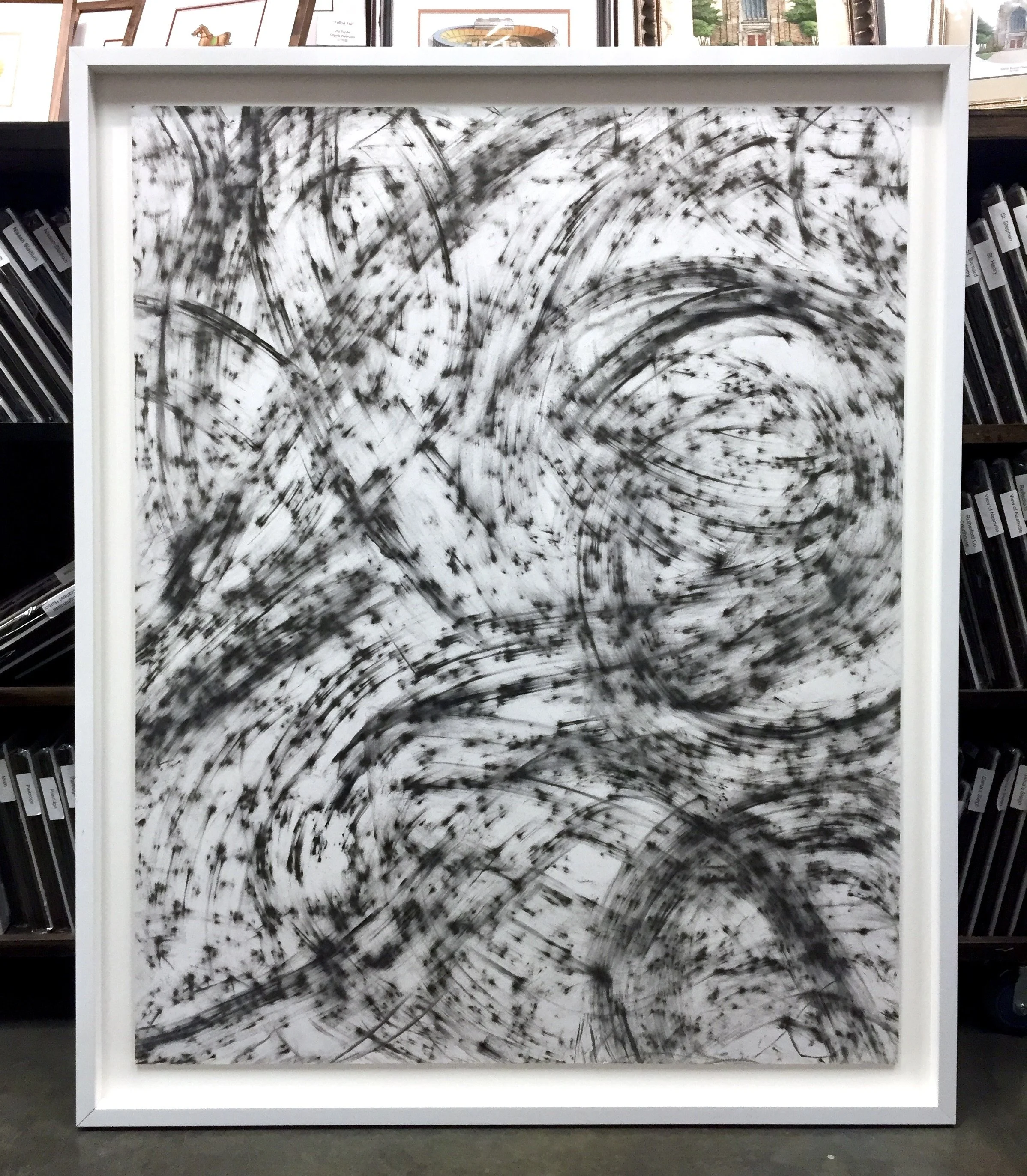 Charcoal, 51" x 41"  (Plus frame) - SOLD
