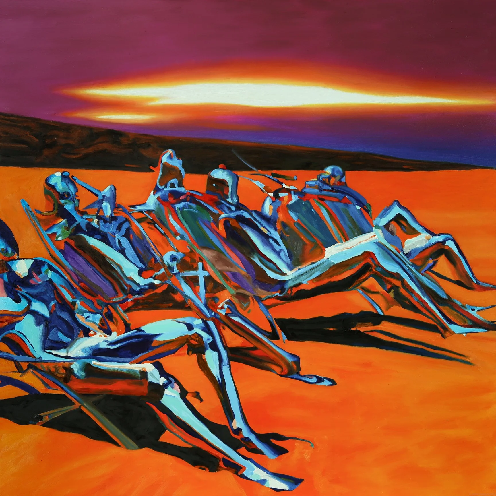 Here - 36" x 36", oil on canvas