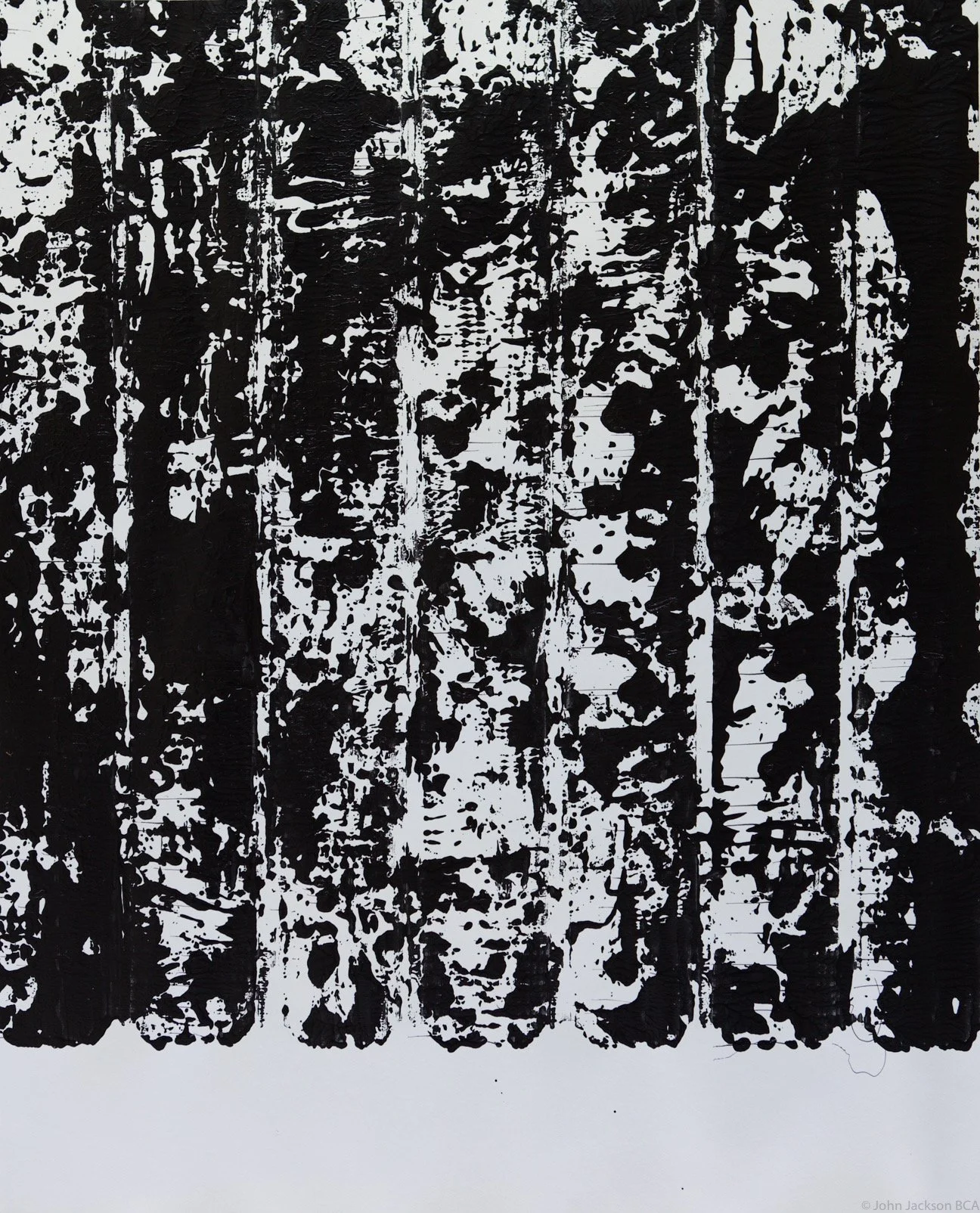 51' x 41', Acrylic on paper