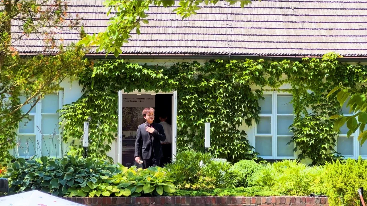 Hao Rao performing at Zelazowa Wola, Poland, Chopin birthday place