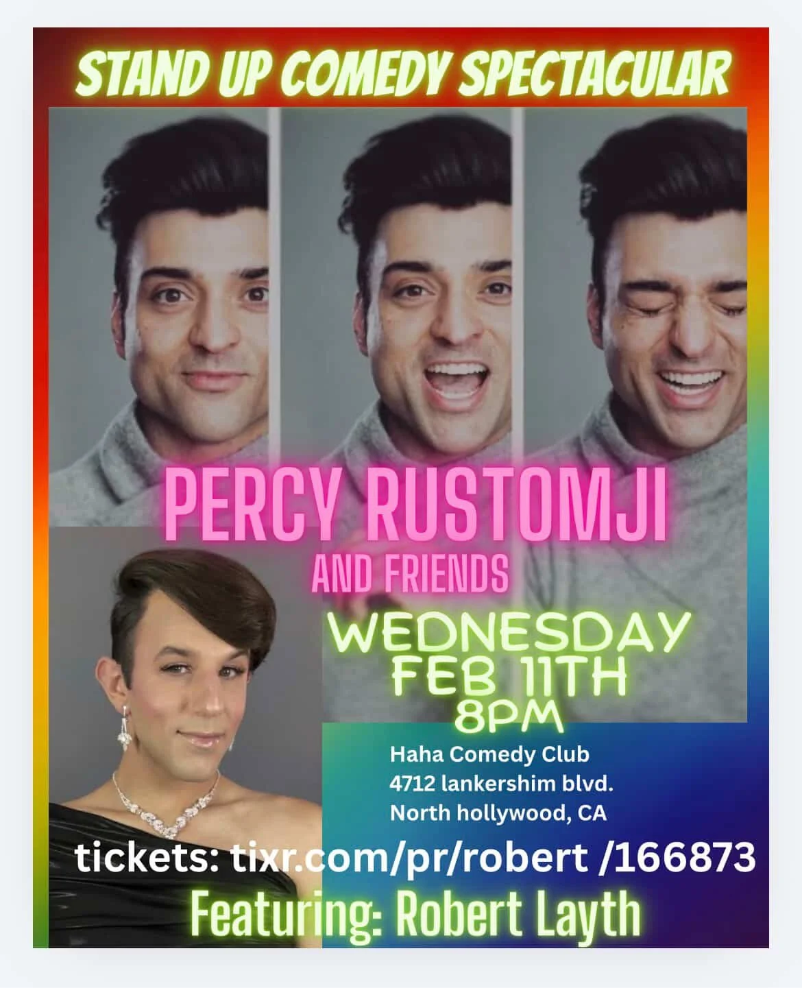 Robert Layth @ The Percy Rustomji and Friends Show