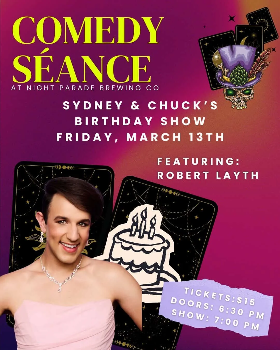Comedy Seance Birthday Show