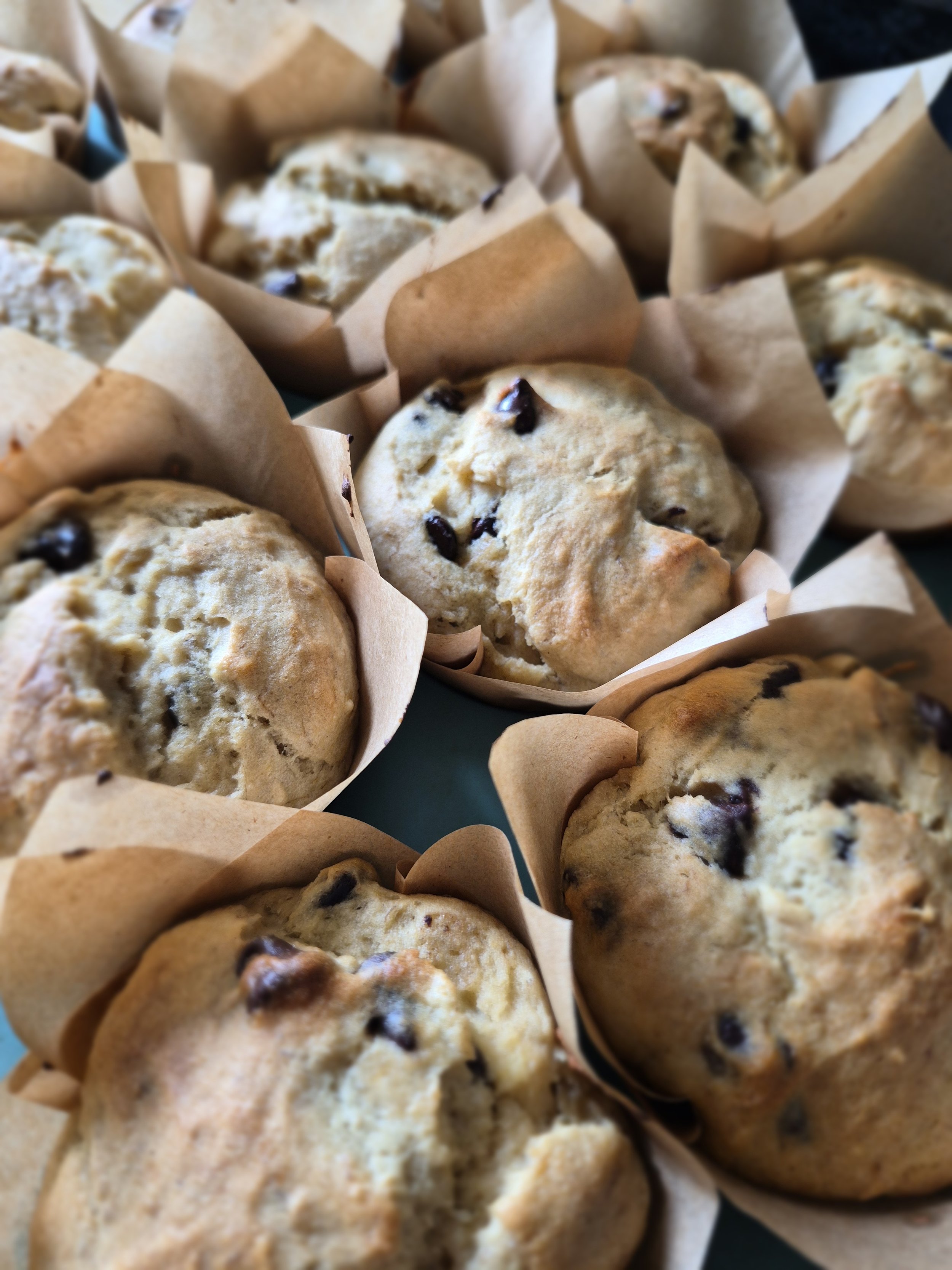 Banana Chocolate Chip Muffins