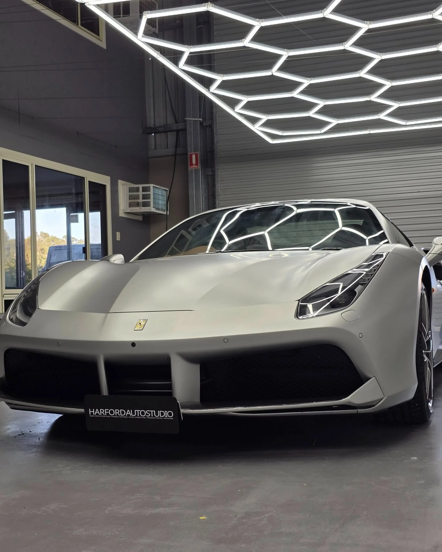 Ferrari 488 Spyder in for Paint Protection Film Stain Conversion.

Harford Auto Studio.
Paint Protection - Ceramic Coating - Detailing