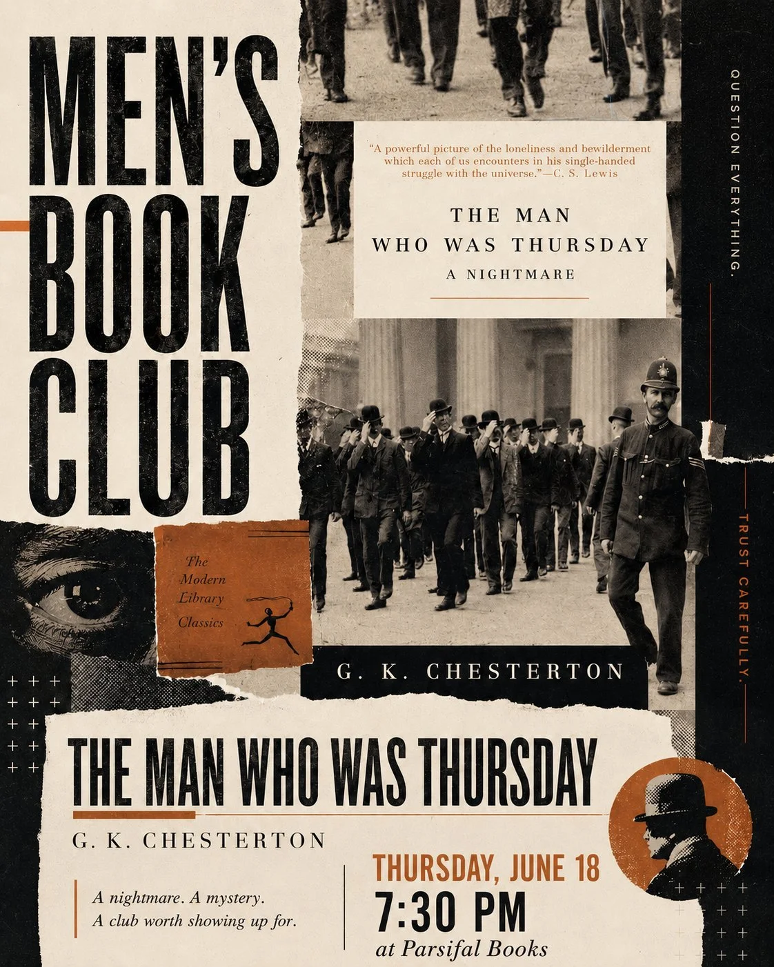 Men's Book Club: The Man Who Was Thursday