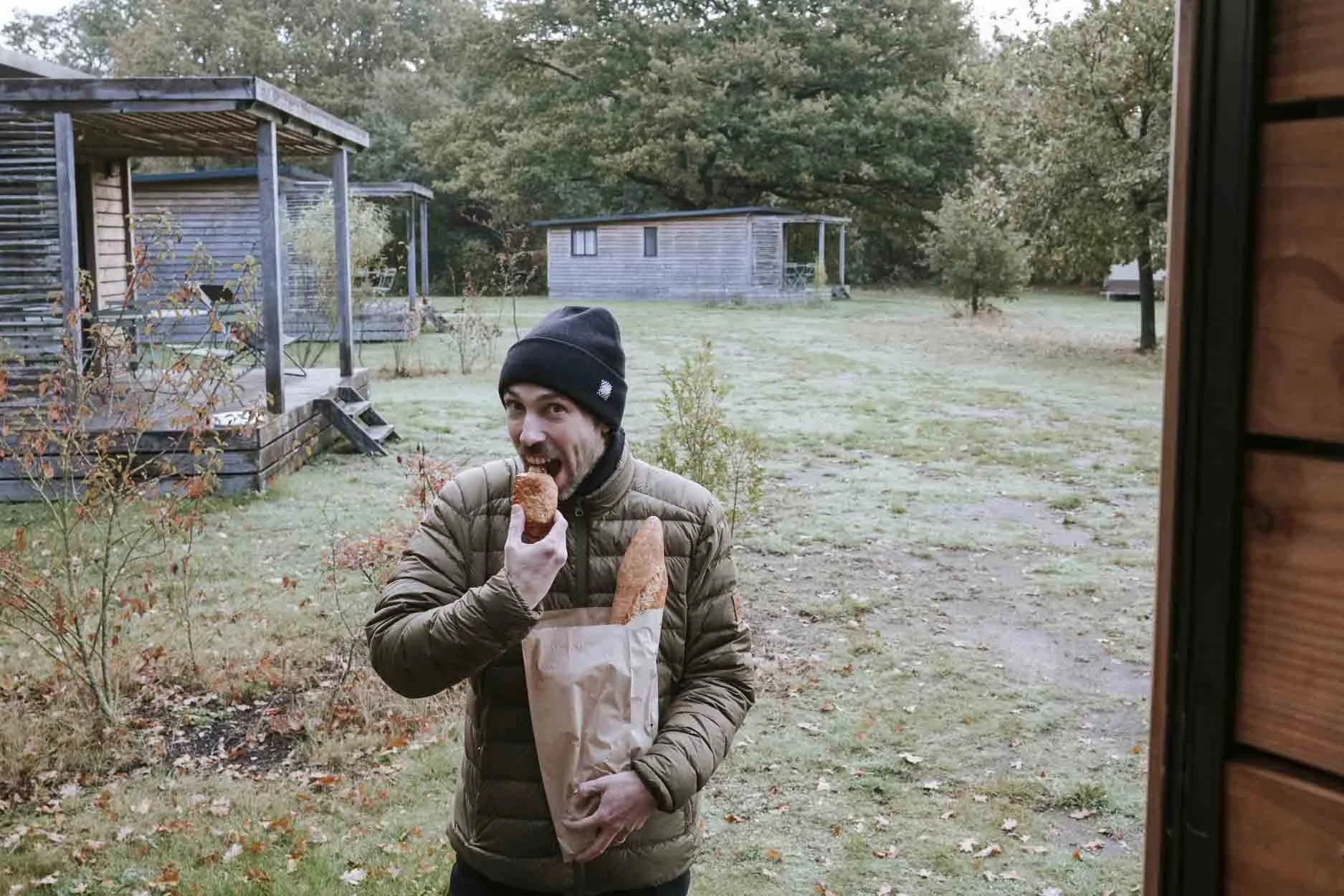 Lekker ontbijten tussen fotograferen door