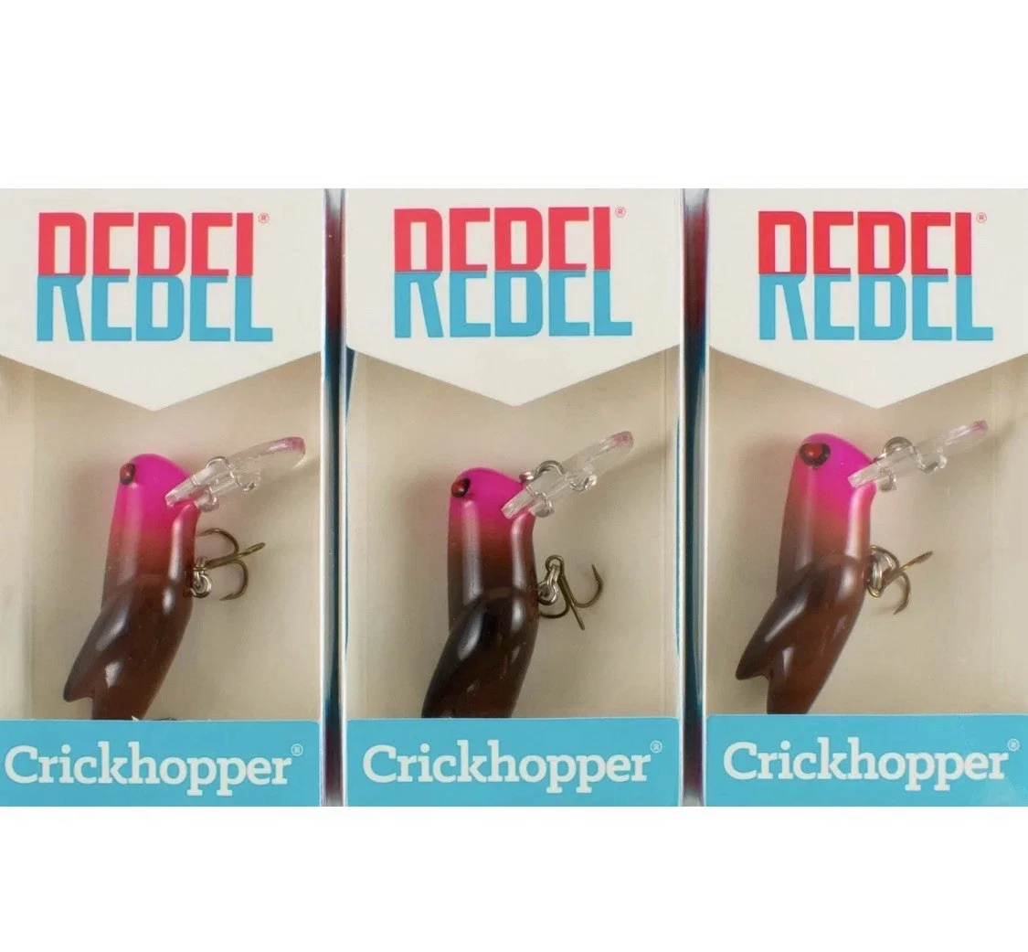 (LOT OF 3) REBEL CRICKHOPPER 3/32OZ F73552 HOTHEAD