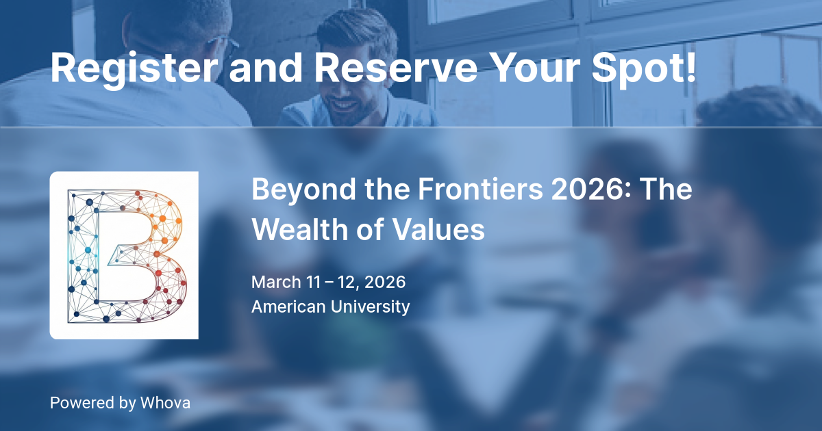 Beyond the Frontiers 2026: The Wealth of Values