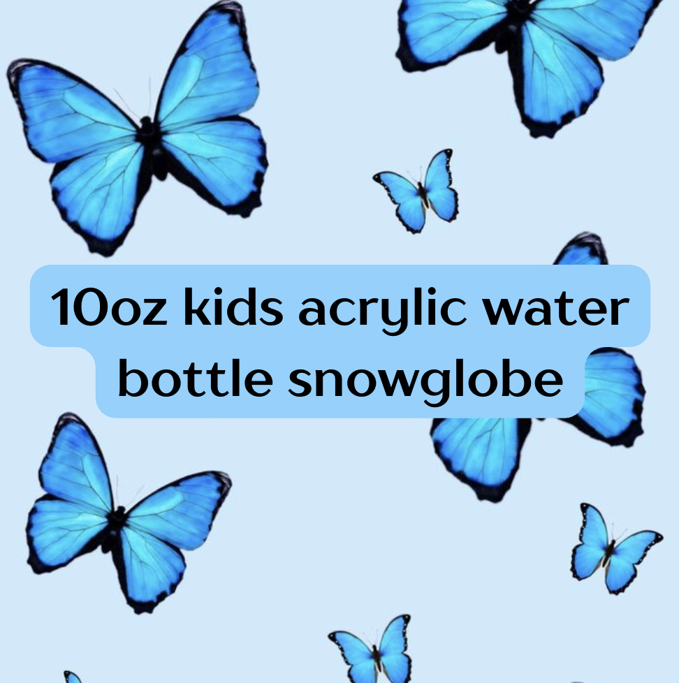 10oz kids acrylic water bottle