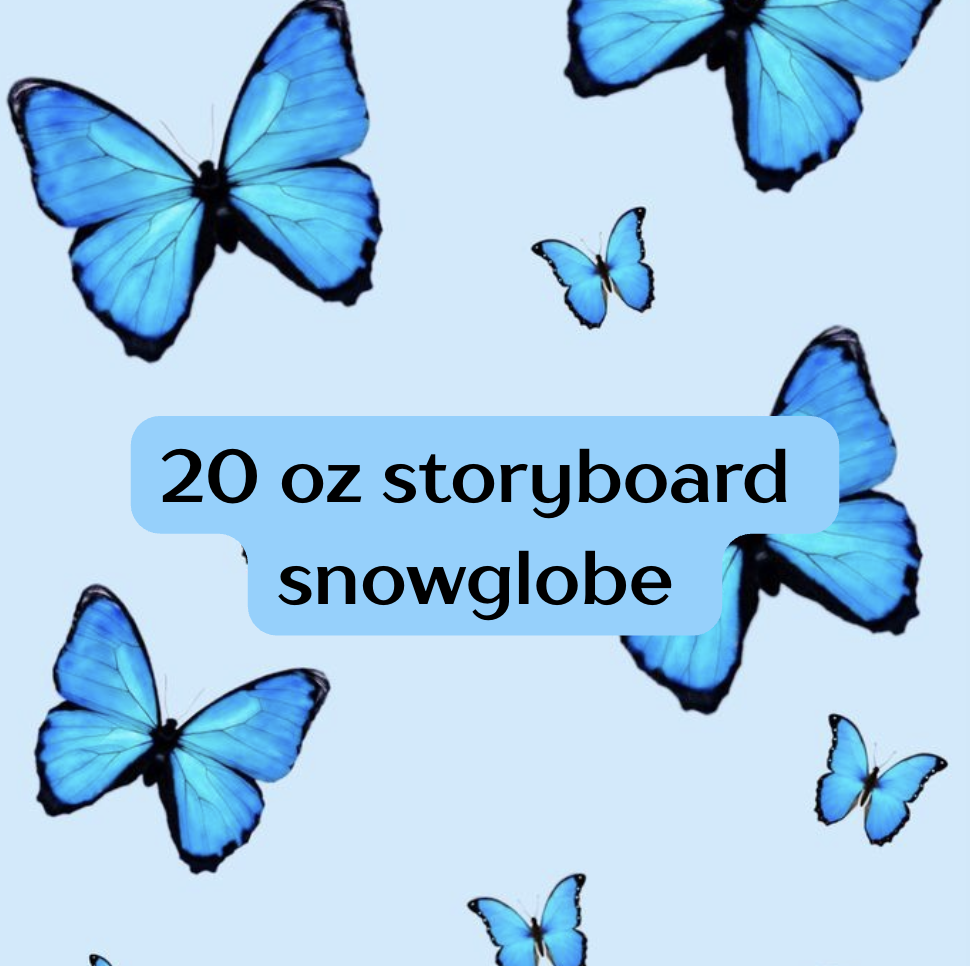 20oz storyboard snowglobe