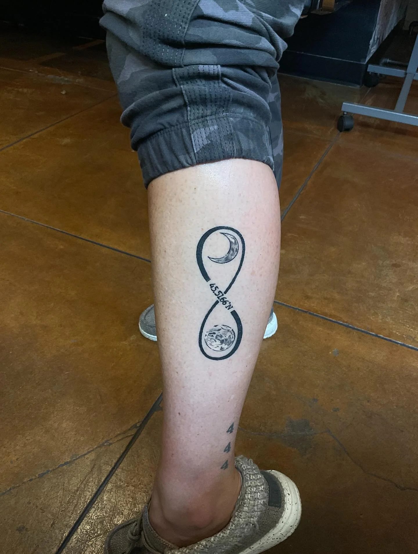 Healed Tattoo. A few months old.