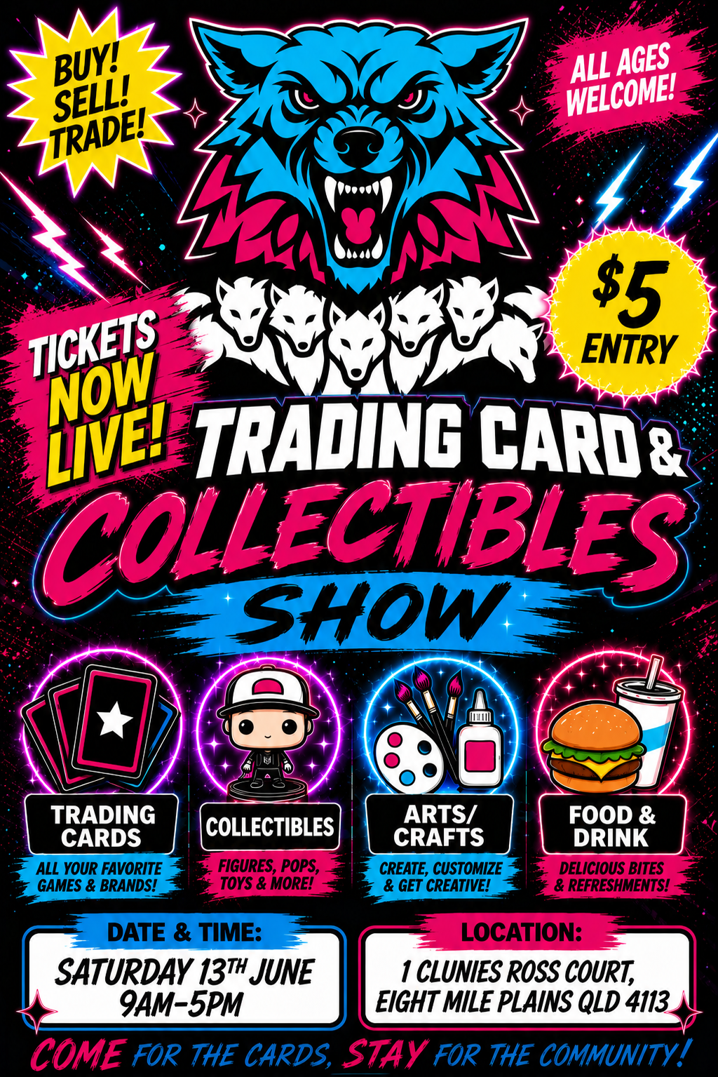 Trading cards &amp; Collectables show