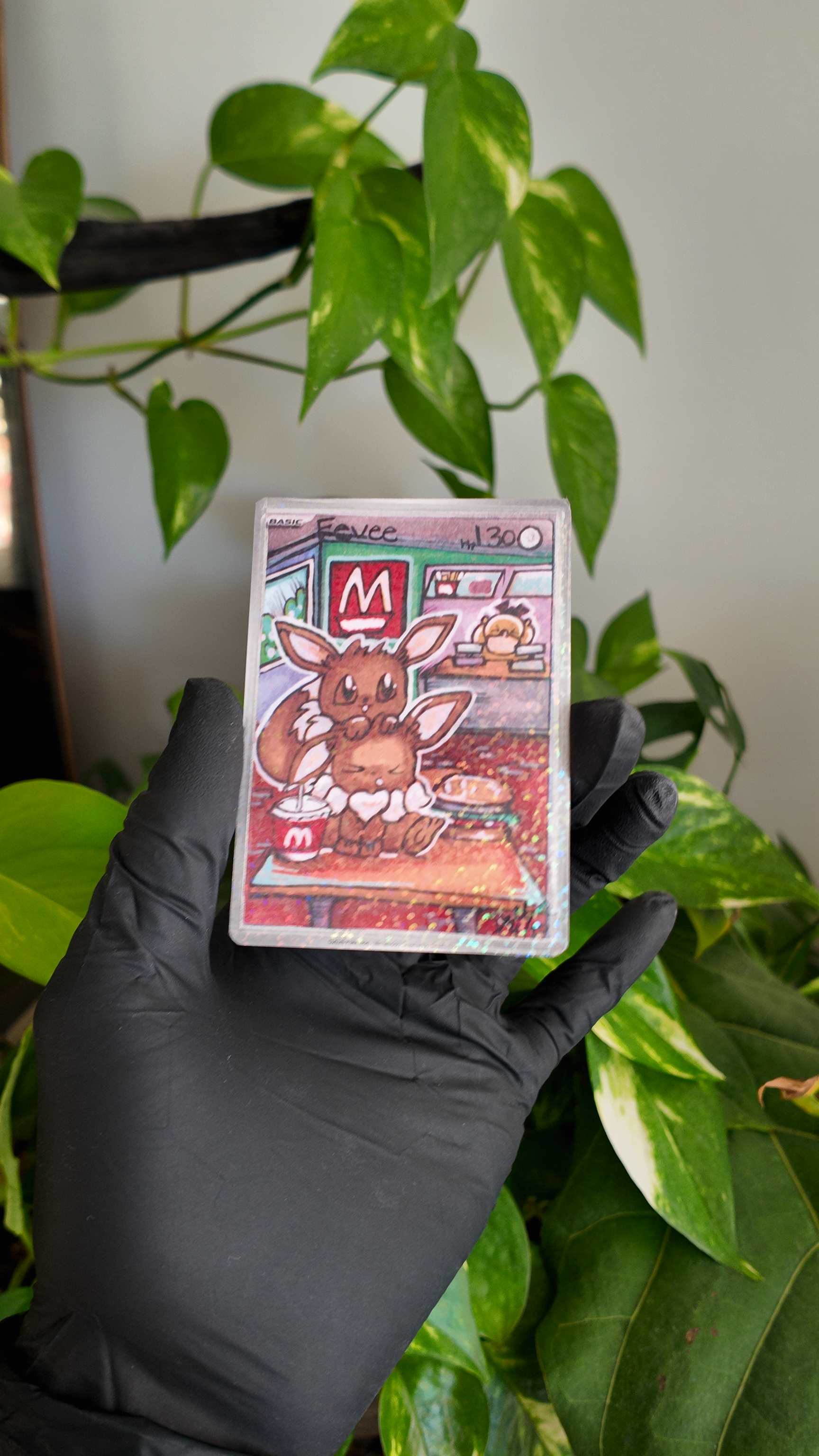 Maccas Eevee Limited Edition Art Print Card - 1/20