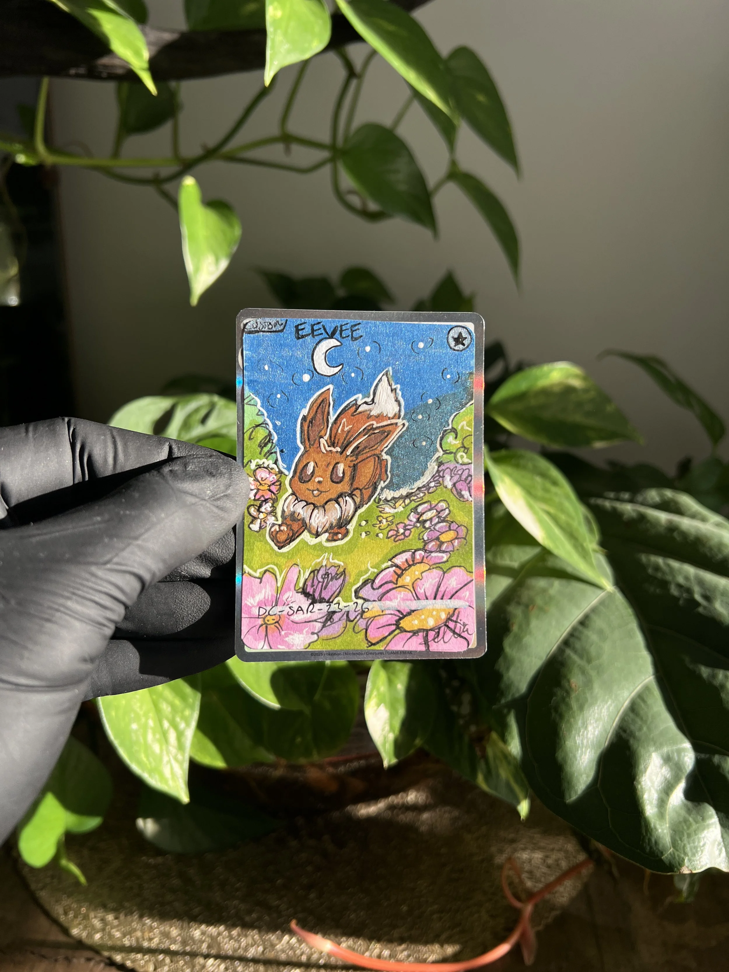 Eevee original pokemon card 1/1 rare art card