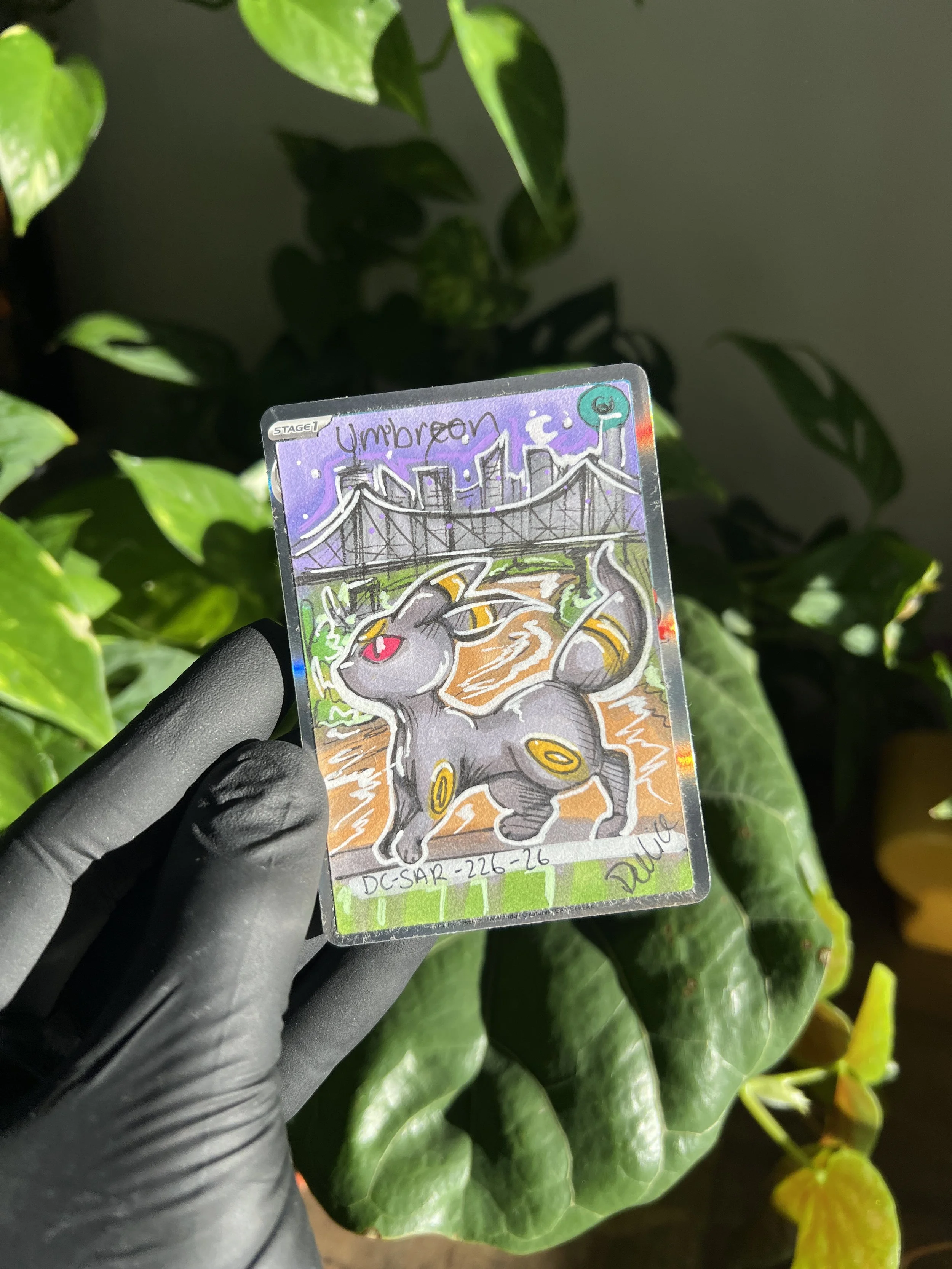 Umbreon Custom Rare Pokemon Card Brisbane