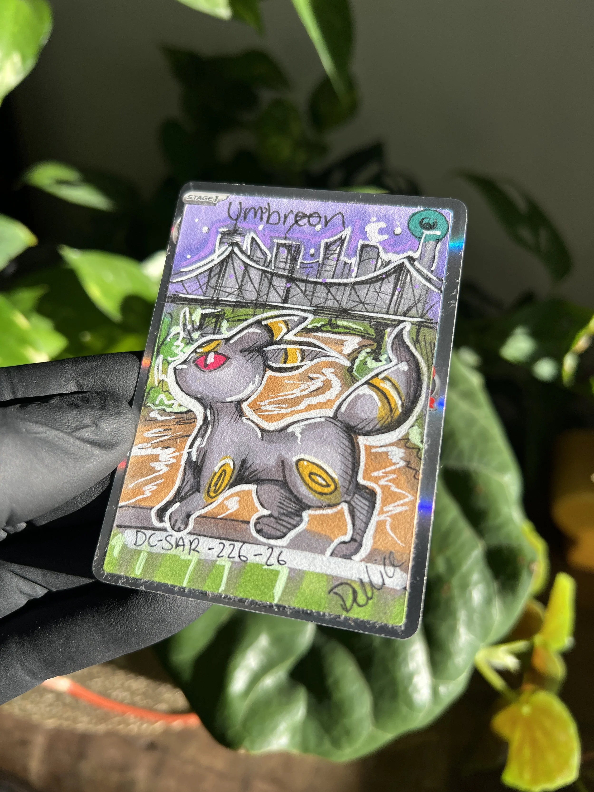 Umbreon Custom Rare Pokemon Card Brisbane