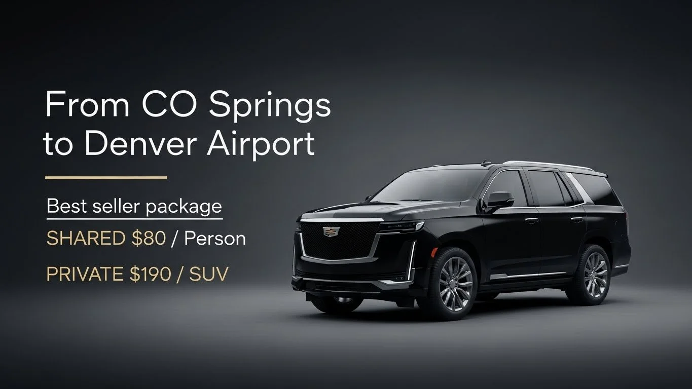 Colorado Springs to DIA Luxury Shuttle
